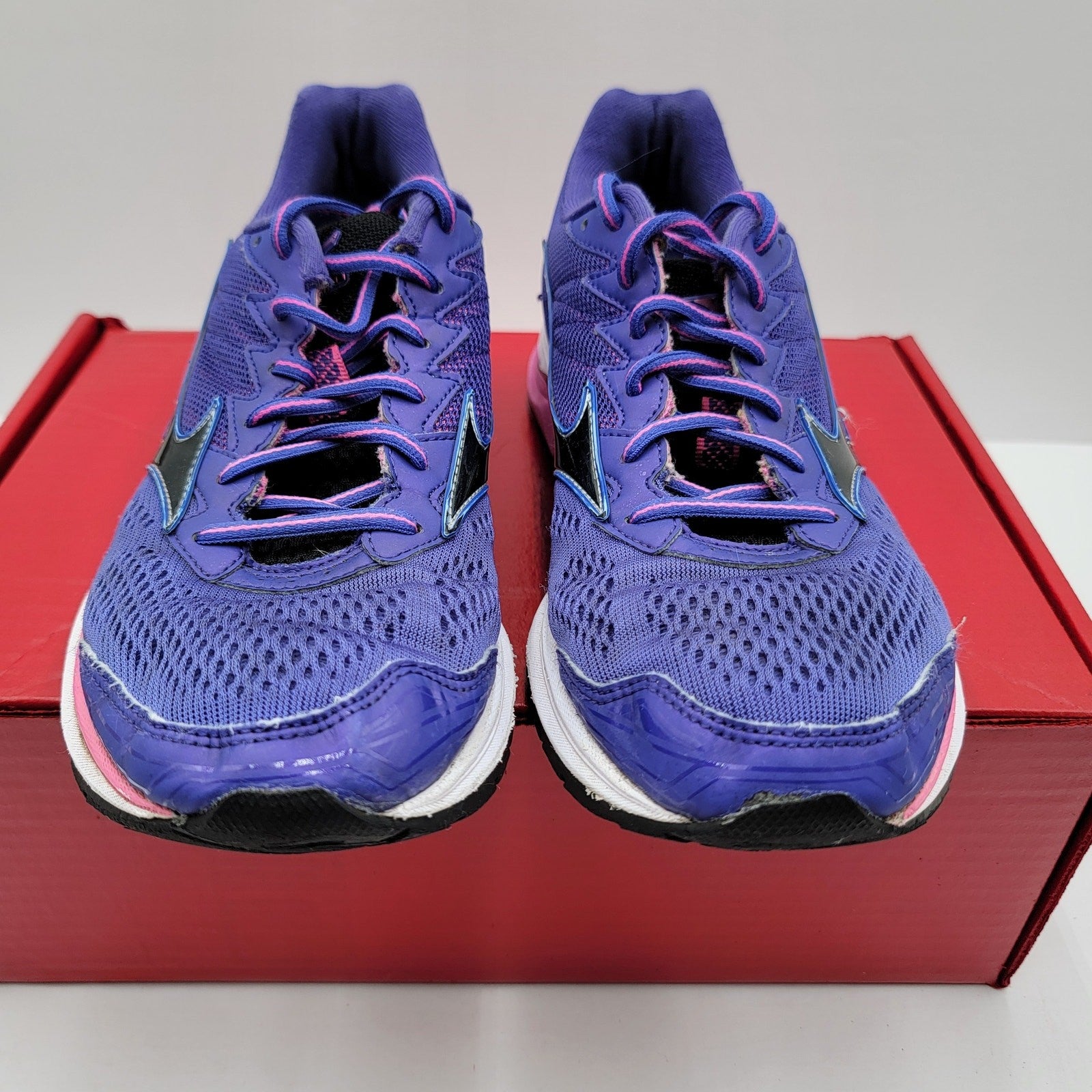 Women's Mizuno Wave Rider 20 Purple/Pink Sz 9 (251) J1GD1703093