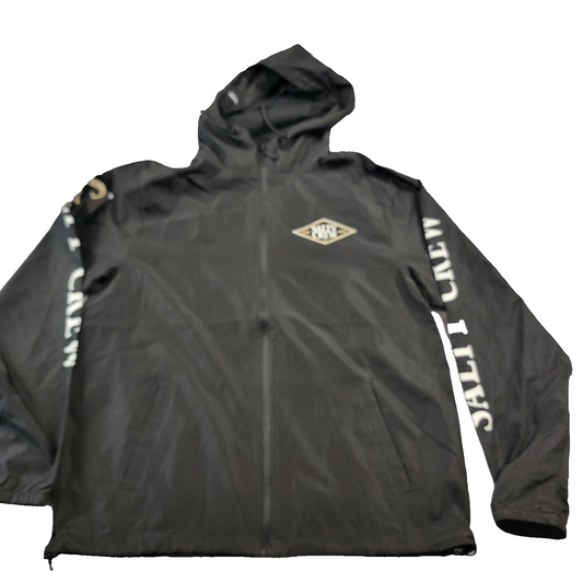 2 Pack Bundle Salty Crew Jacket Mens Medium Hooded Windbreaker Lightweight