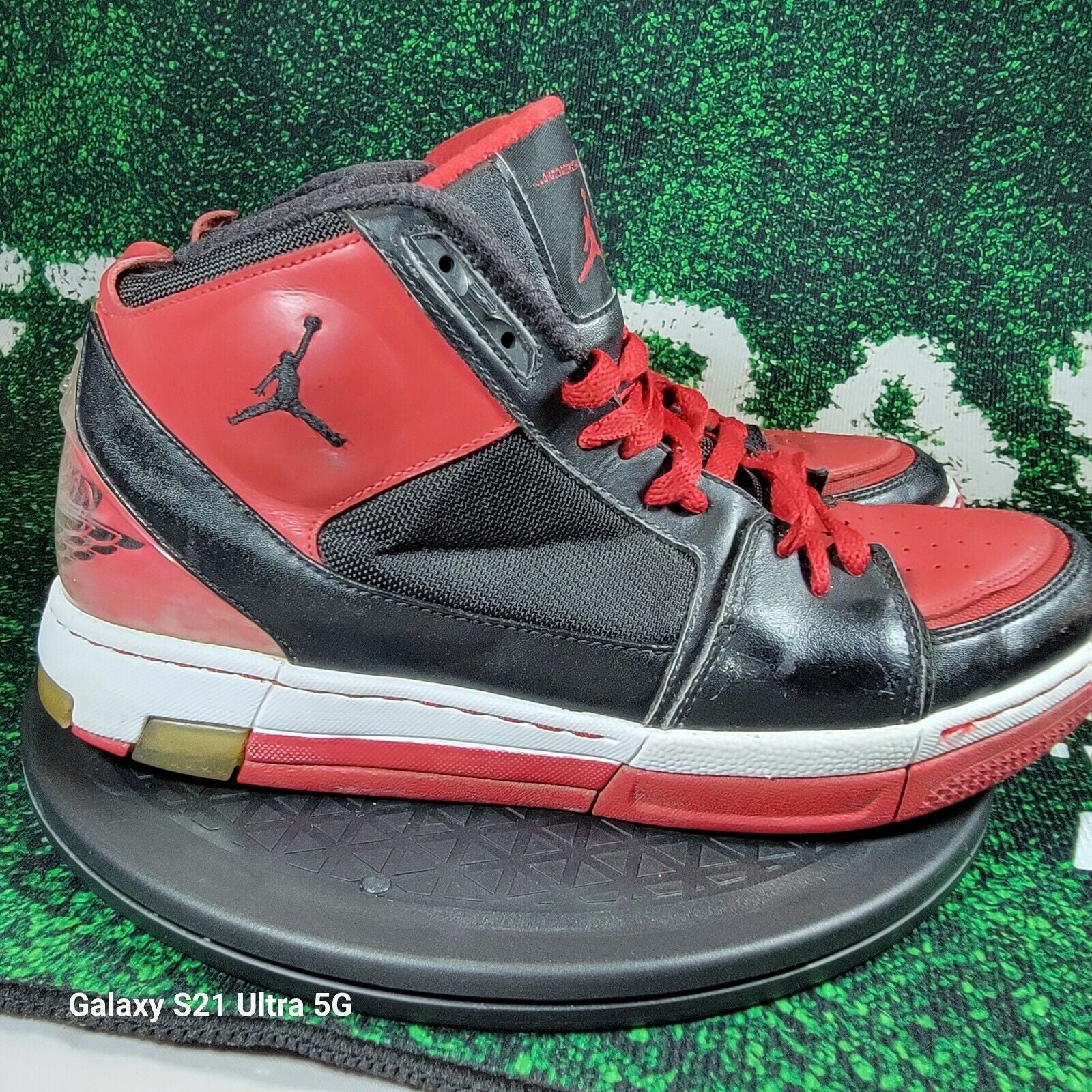 NIKE Air Jordan Old School 2 Size 11.5 Bred Toe Red and Black RARE3