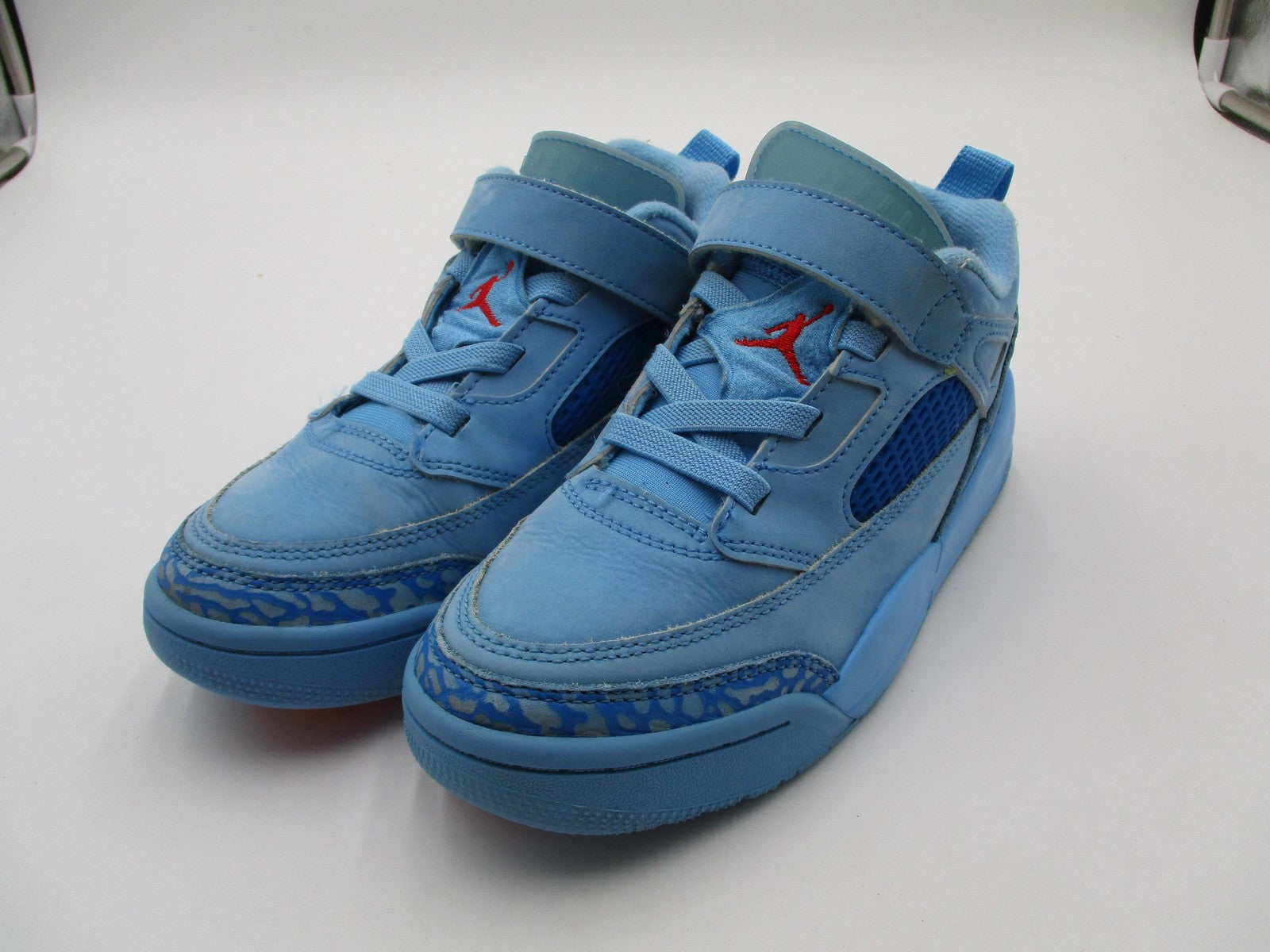 Jordan Spizike Low Oilers Shoes Youth 2Y Blue Basketball Sneakers FQ3951-4000