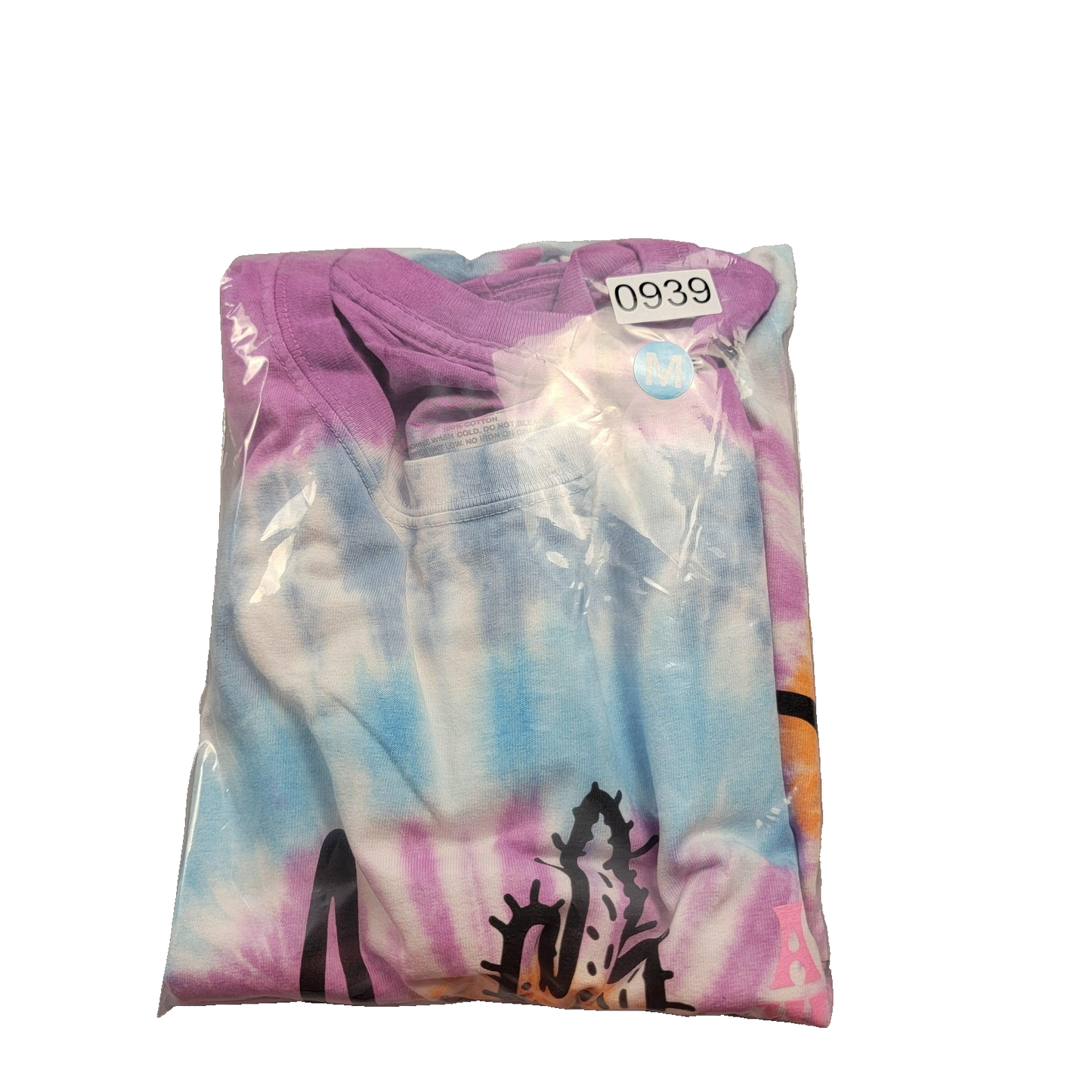 Astroworld Cactus Jack Shirt Mens Medium Tie Dye Festival Run Austin Graphic 9395