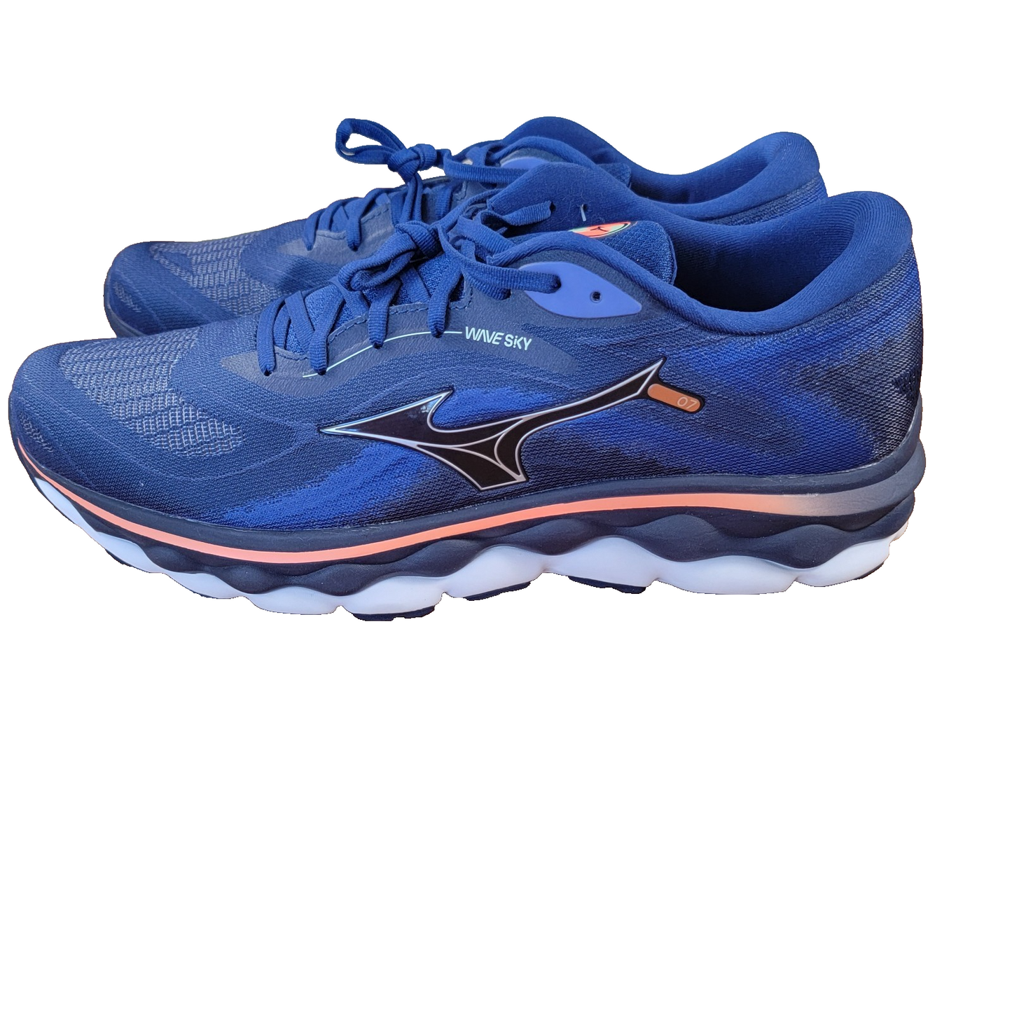 Mizuno Wave Sky 7 Men’s Size 15 Blue Running Shoes J1GC230204 New w/ Box1