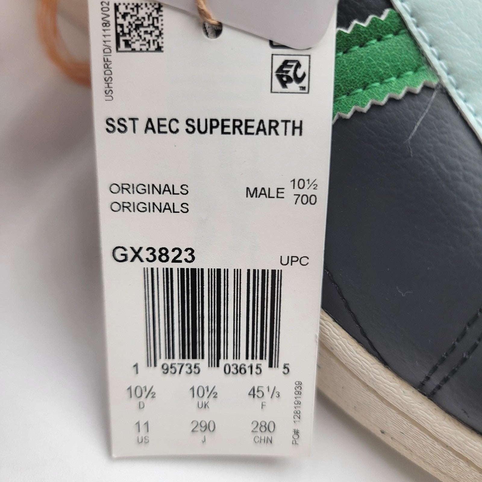 Adidas Superstar Shoes Mens Sz 11 Sean Wotherspoon SuperEarth GX3823 Sneakers3098