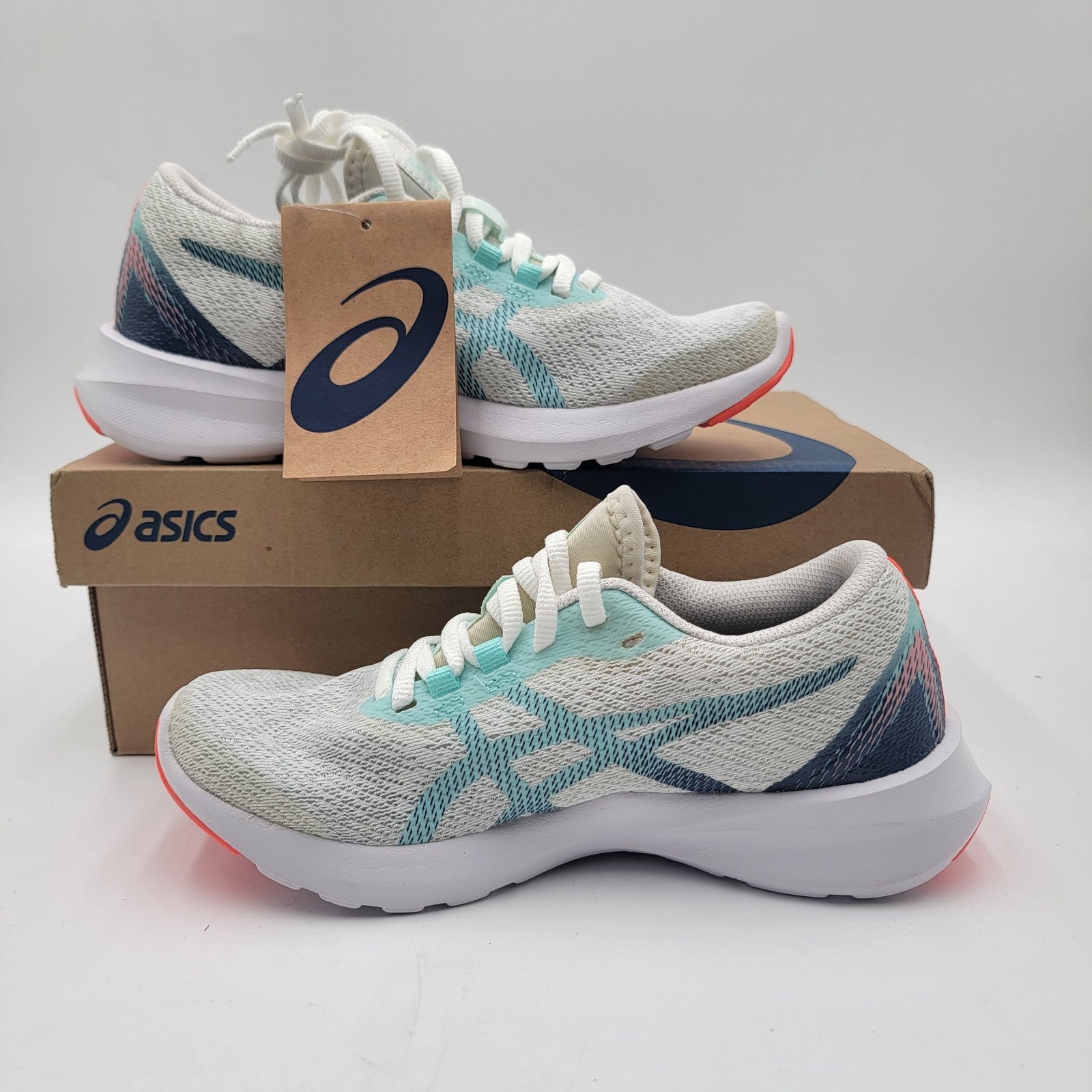 Asics Versablast MX Dusk White Thunder Blue Running Shoes Women's US Size 51