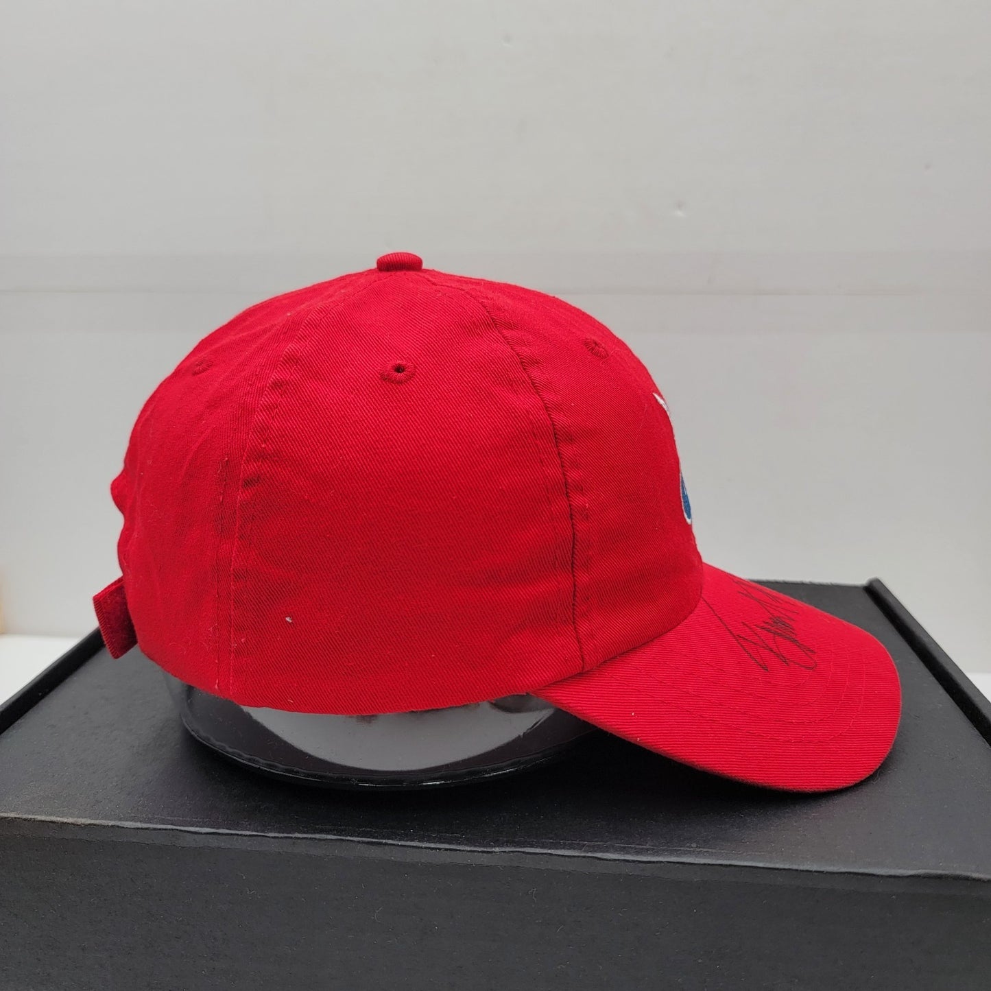 Washington Wizards Hat Cap Strap Back Red CLUB 52 NBA Basketball Mens Signed #333