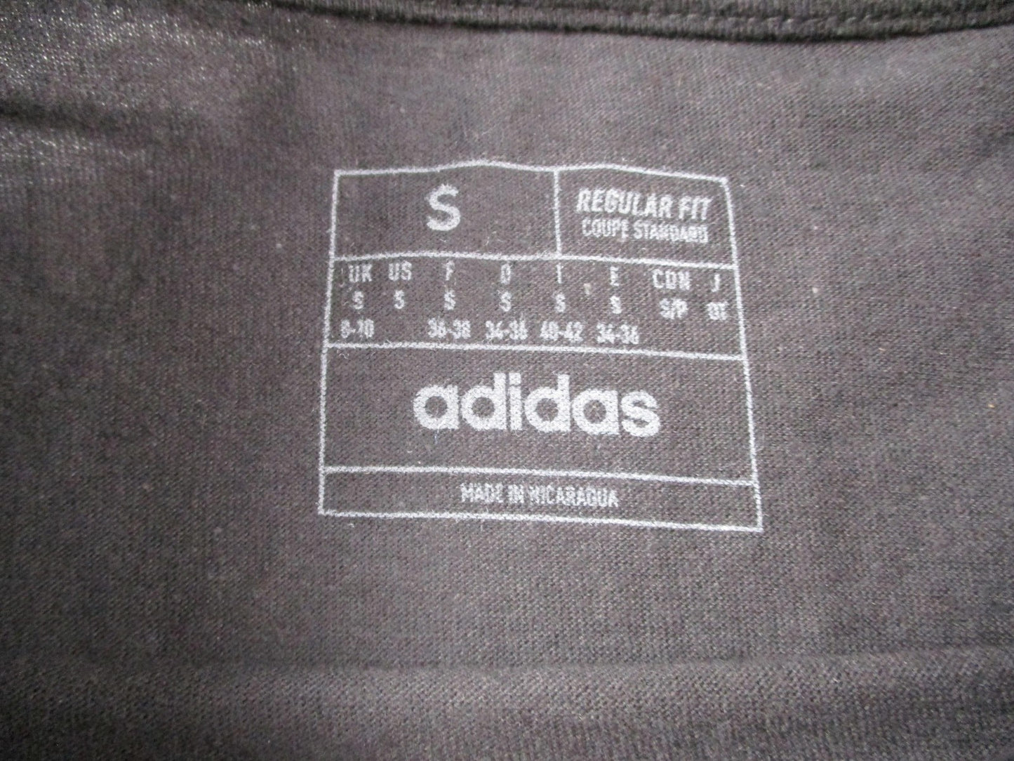 Adidas Running Shirt Womens Small Black New York City Graphic Tee JF8991 13633