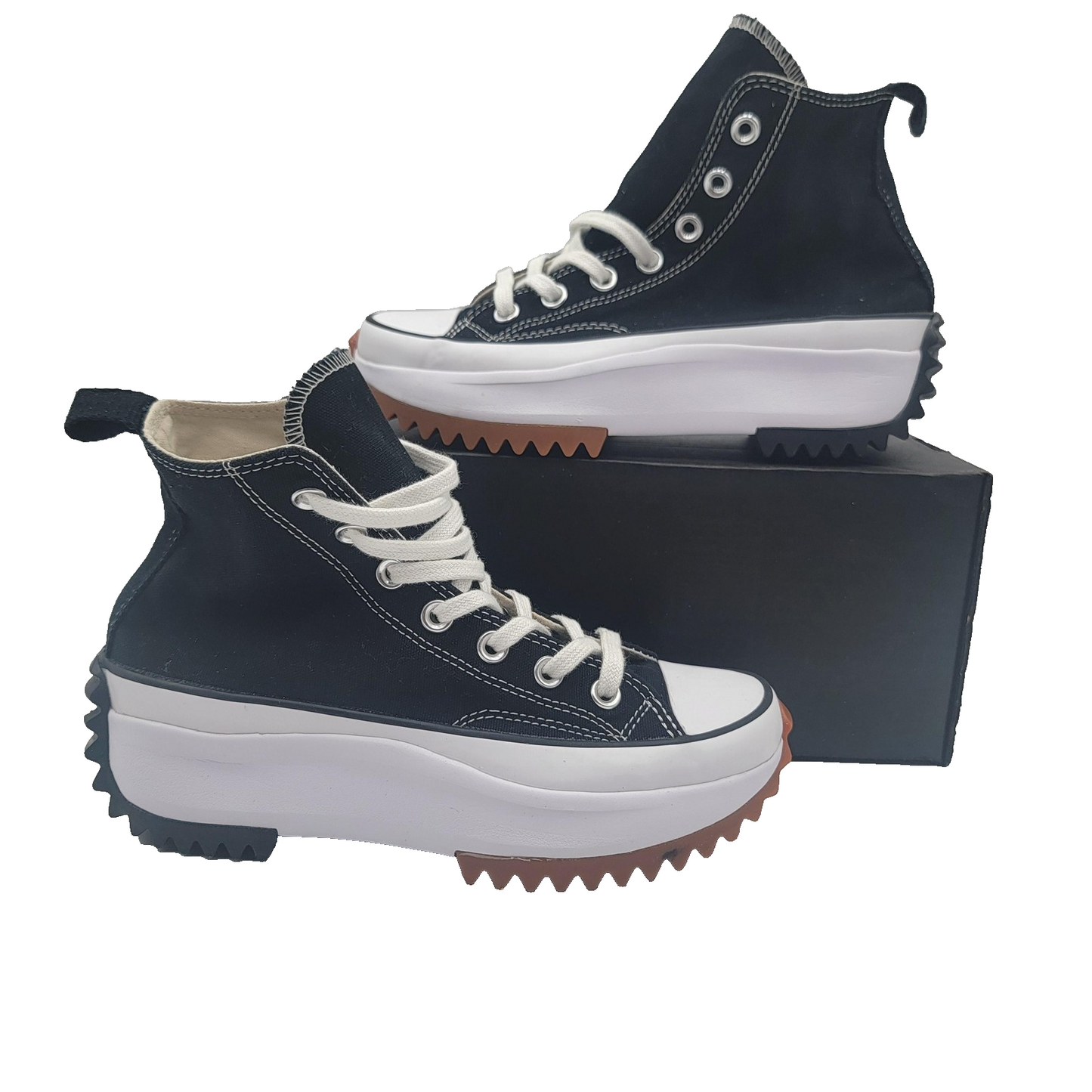Converse Run Star Hike Hi Shoes Mens Sz 5 Womens 6.5 Black Platform 166800C 1A50