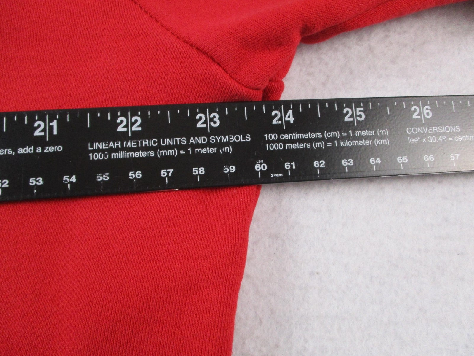 Lucky Charm Hoodie Kids Large Red Bunny Graphic Rhinestone Pullover 164811