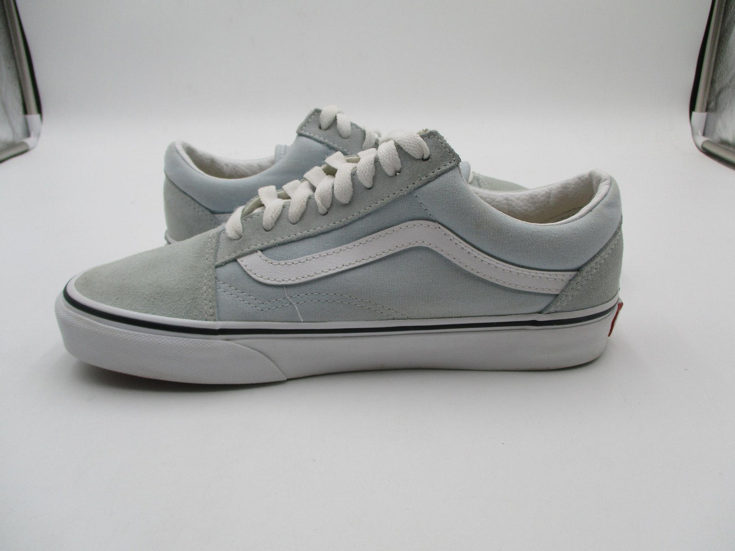 Vans Old Skool Shoes Mens Size 7 Blue Suede Canvas Low Top Skate 751505 Sneakers5