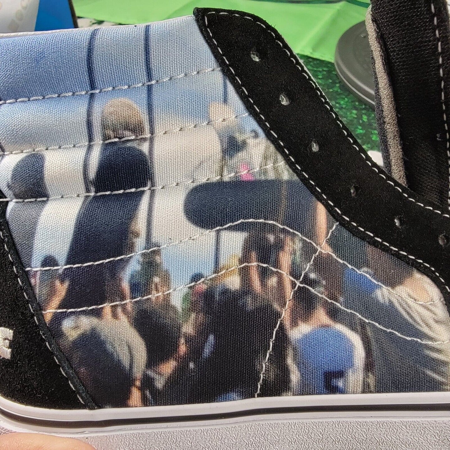 VANS SK8HI MOCA Frances Black High Top Unisex Sneakers Sz97
