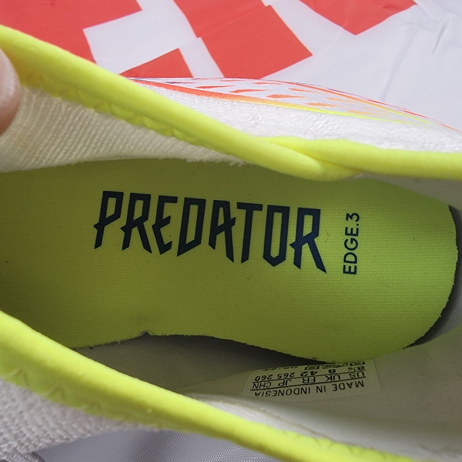 Adidas Predator Edge.3 TF 'Al Rihla Pack  White' Sz 8.5 GW0951