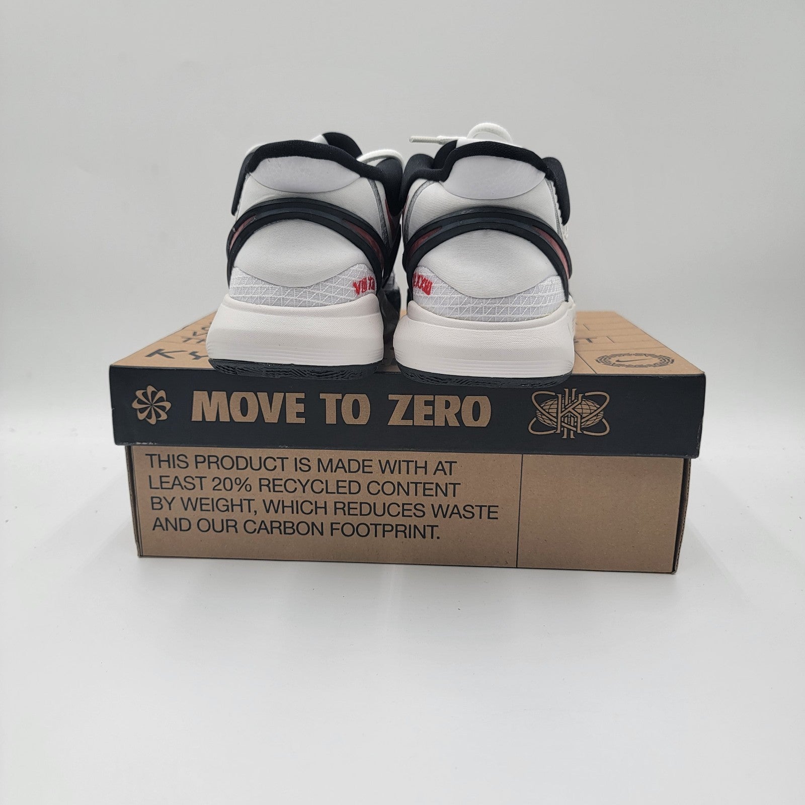 Size 6Y (GS)  Nike Kyrie 8 GO Low WhiteUniversity RedBlack DQ8076100 NIB3