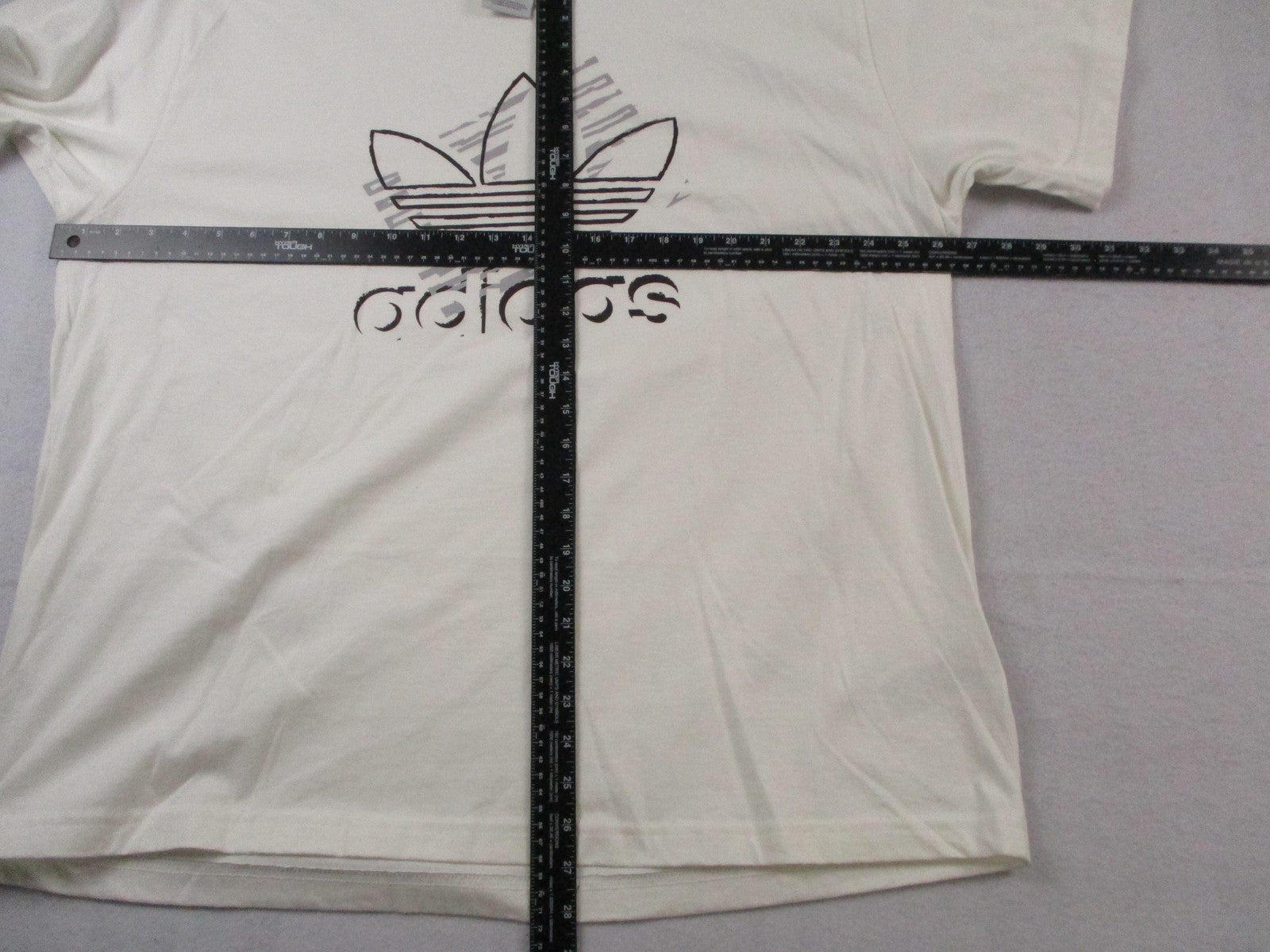 Adidas Sketch Trefoil Shirt Mens 2XL White Originals Graphic Streetwear 1360626