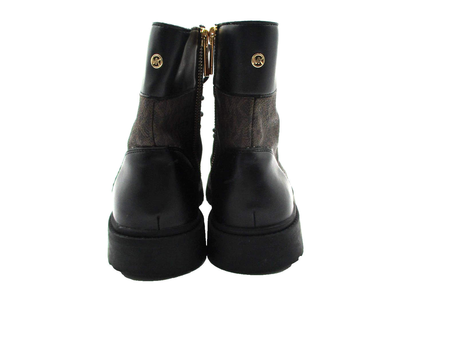 Michael Kors Boots Womens Size 8 Brown Logo Combat Lace Up Ankle LS21J (1R2)10