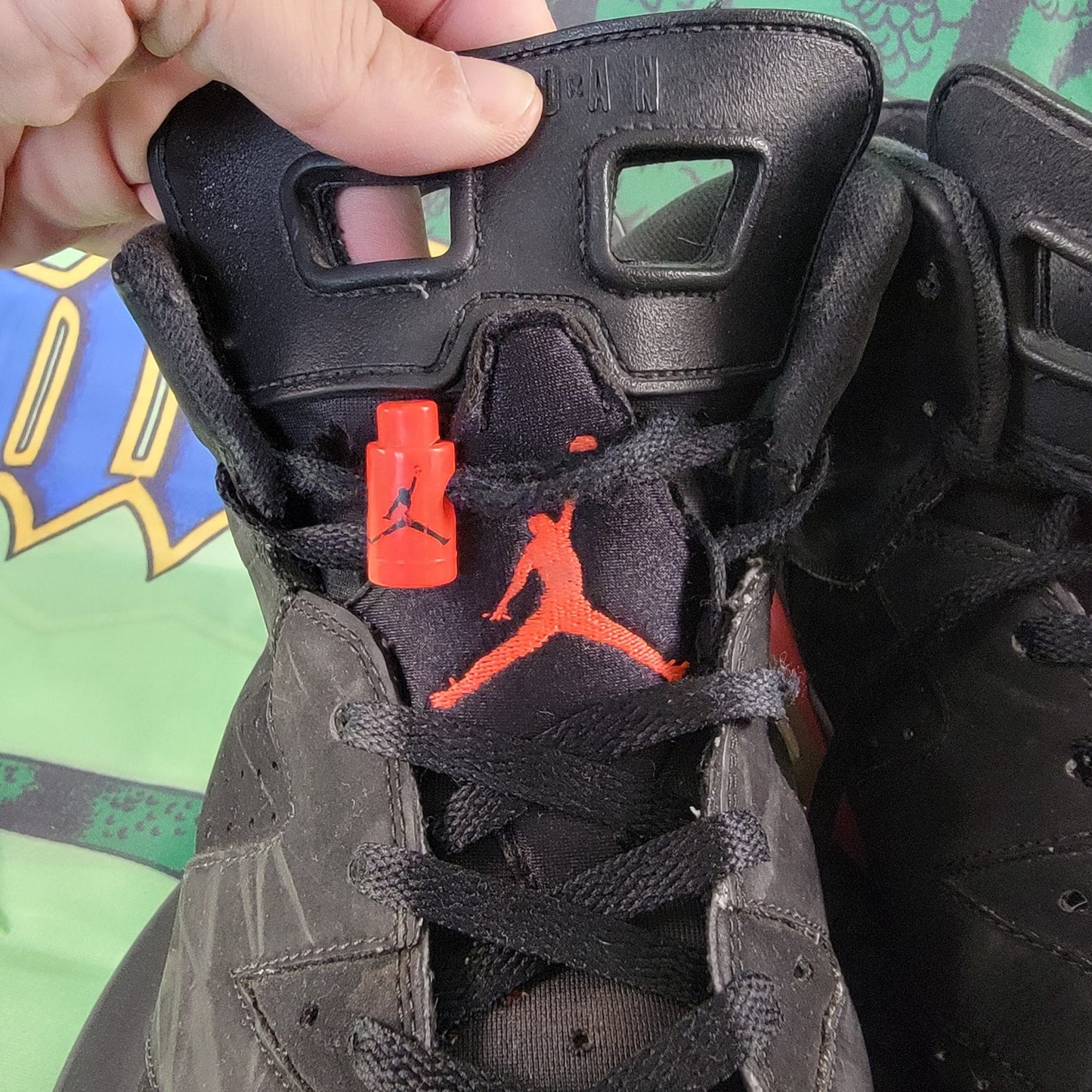 Air Jordan 6 Retro Black Infrared 2014 Men’s Size 13 Preowned 3846640236
