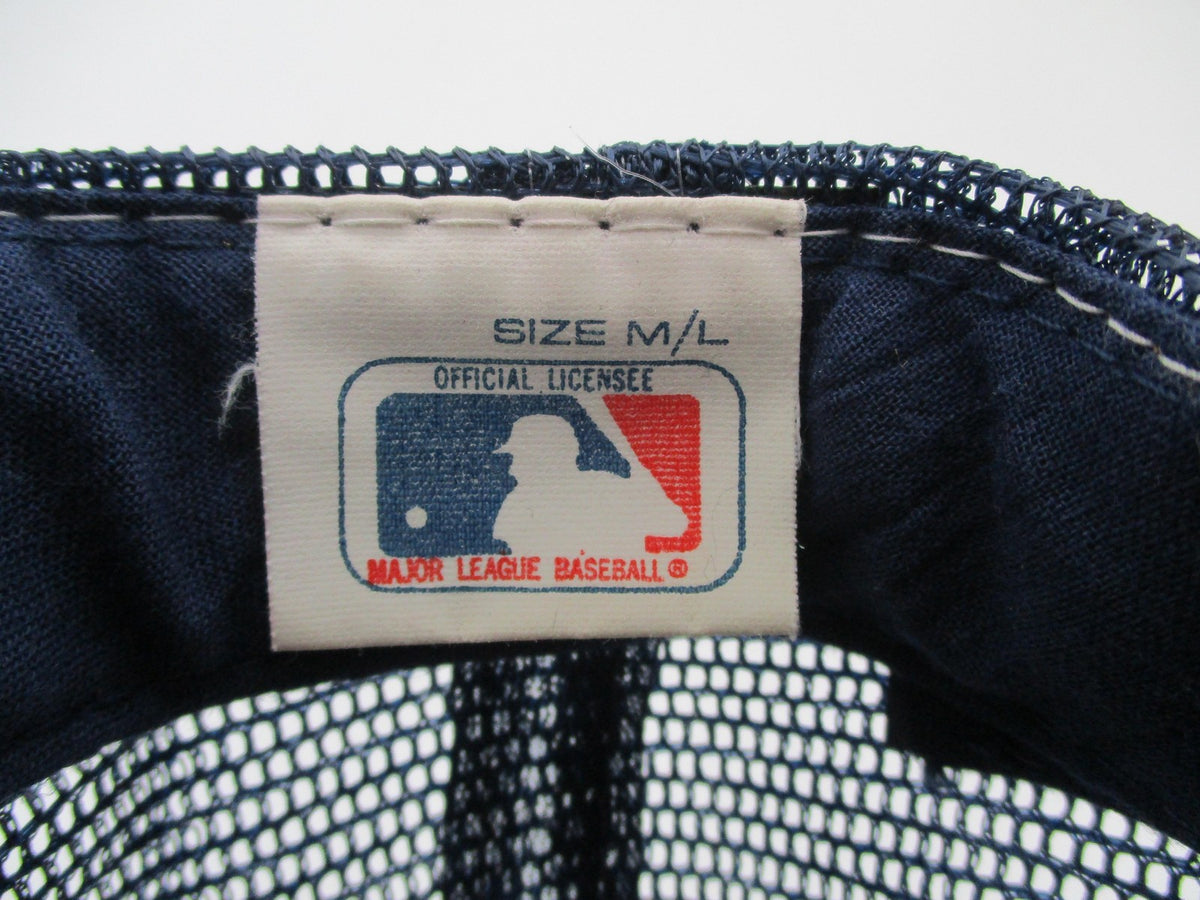 Vintage Chicago White Sox Hat Cap Snap Back Mens One Size Blue MLB Baseball 90s10