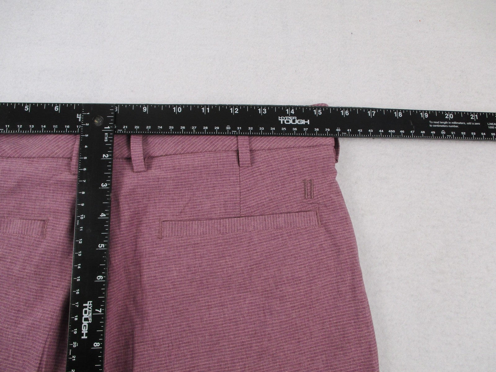 Walter Hagen Performance 11 Golf Shorts Mens 30 Beet Purple Micro Lines