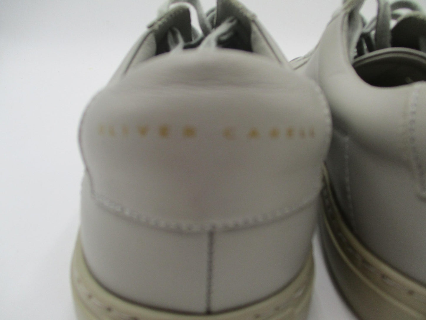 Oliver Cabell Shoes Mens Size 10 Gray Leather Low Top Made In Italy Sneakers 1F79