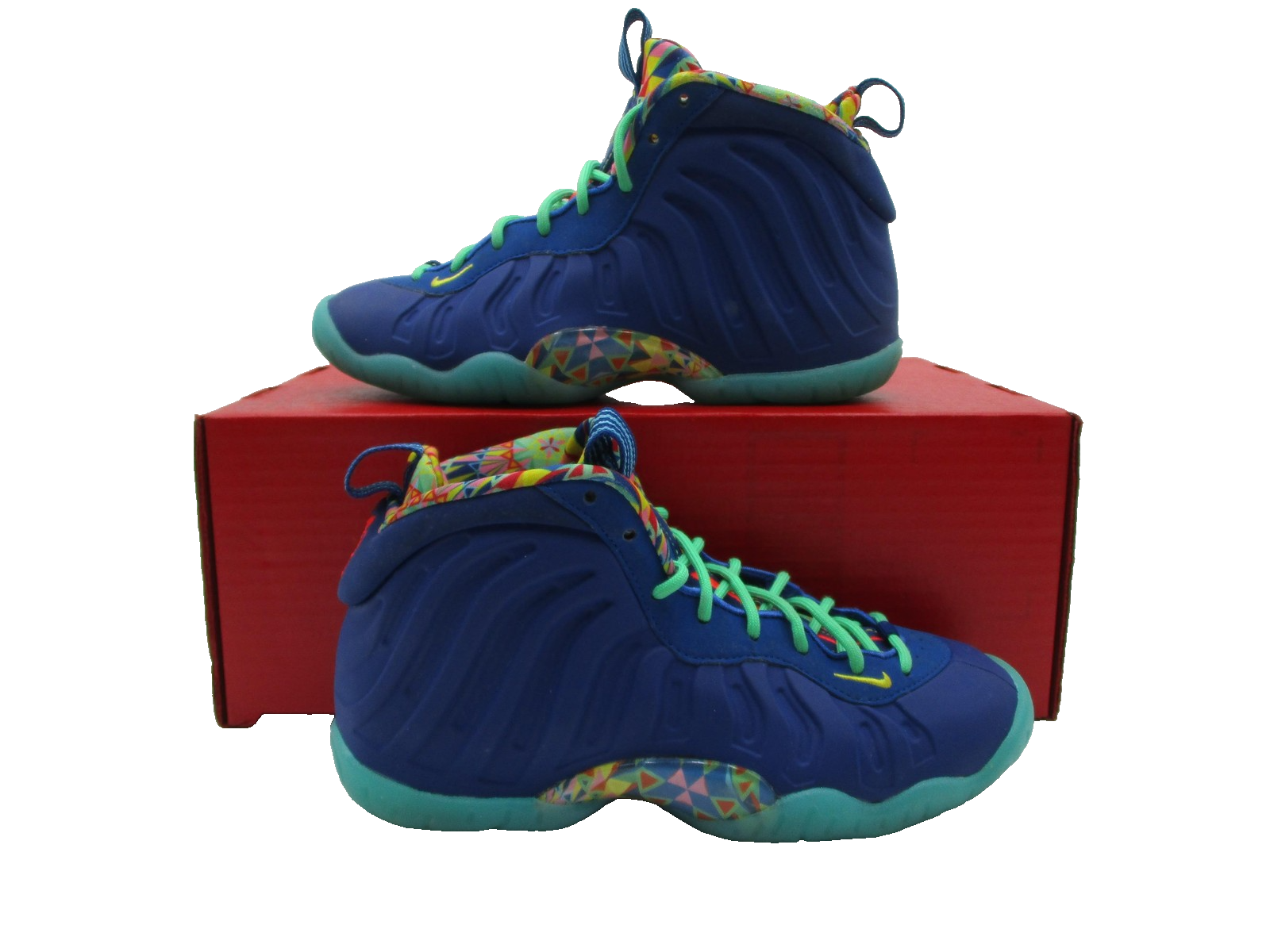 Nike Little Posite One GS 'Kaleidoscope' 4y DZ5190 400 Foamposite Basketball 1G30