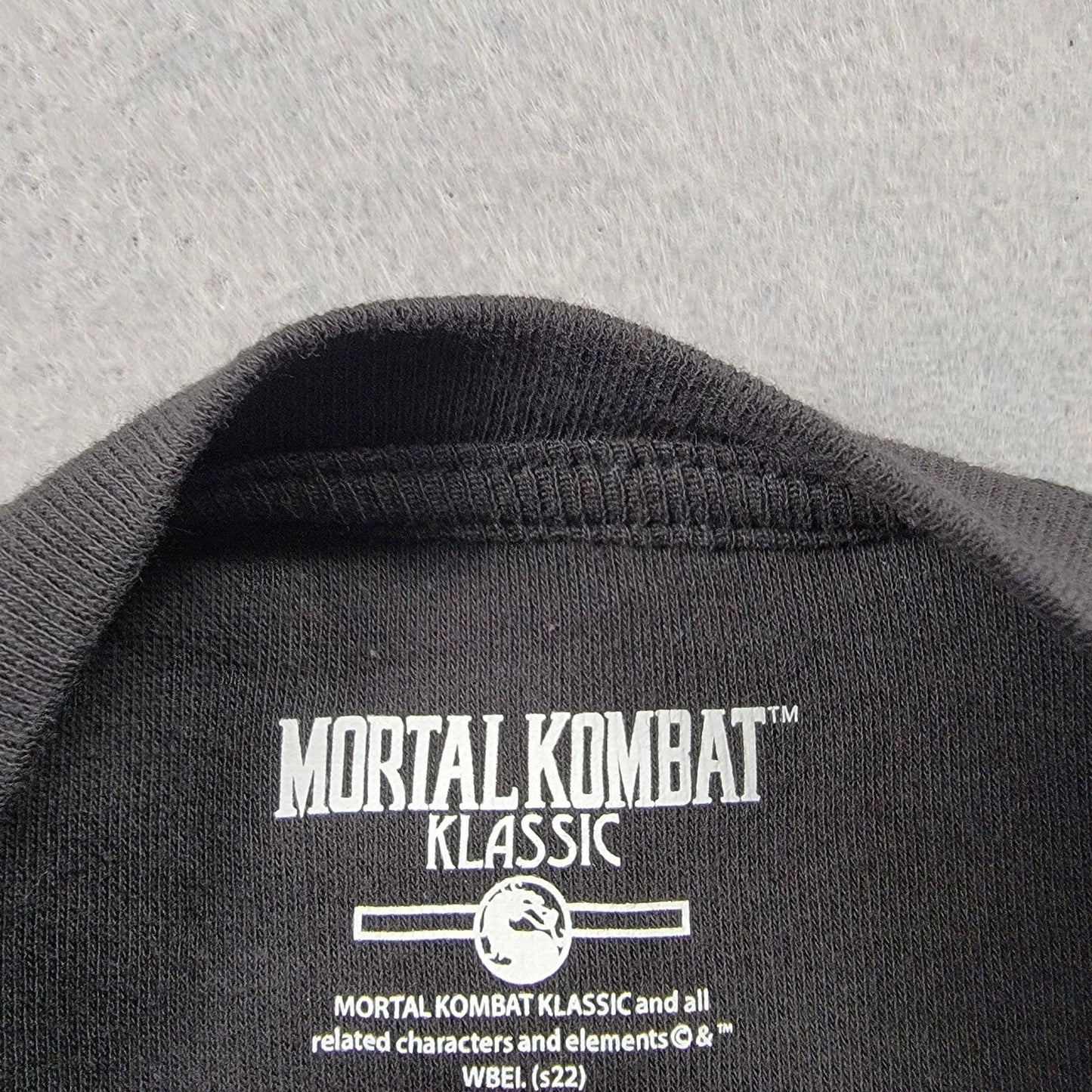 Mortal Kombat Klassic  x Forever 21 Cropped Tee Kids Sz XL2