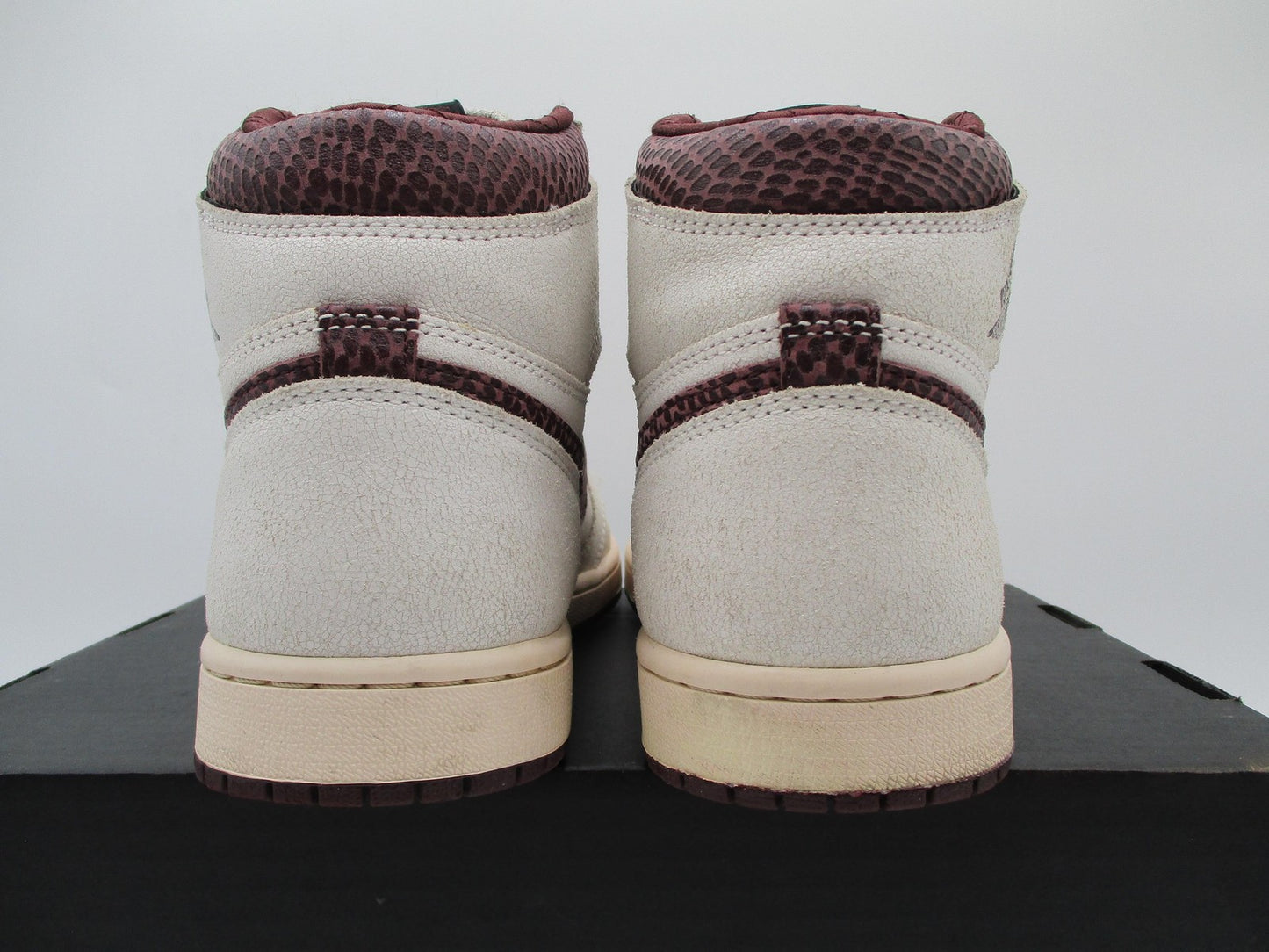 Nike Air Jordan 1 High OG A Ma Manière Men's Size 8 Sail Burgundy DO7097-100 1G19