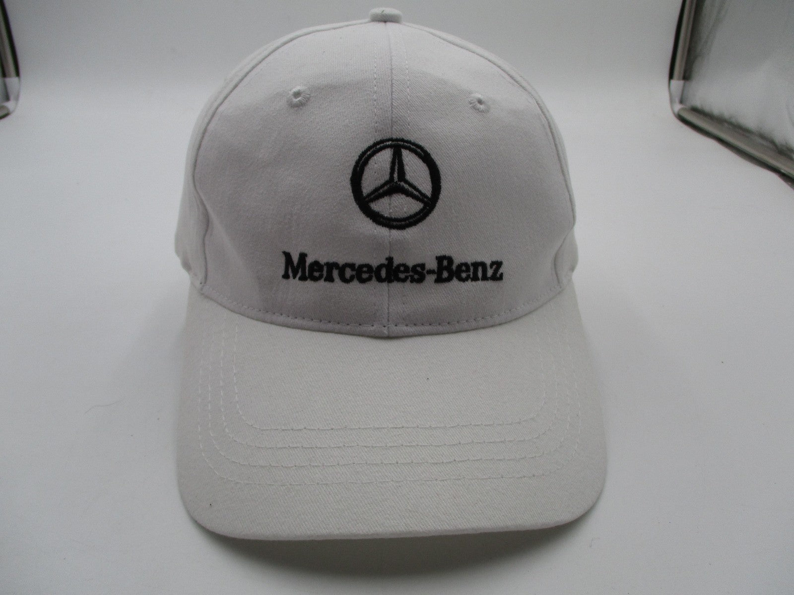 Mercedes-Benz Hat Cap Strap Back Mens One Size White Embroidered Cap America0