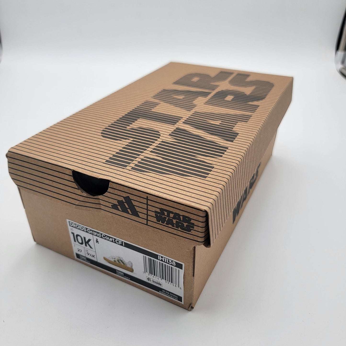 adidas Star Wars Grand Court 2.0 I C3PO Toddler Shoes IH1138 10K US White/Gold10