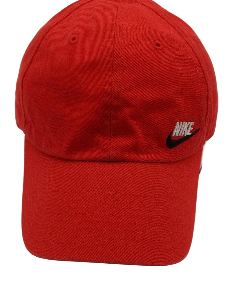 Nike Hat Cap Strap Back Red Heritage86 Baseball Twill Embroidered Mens One Size0