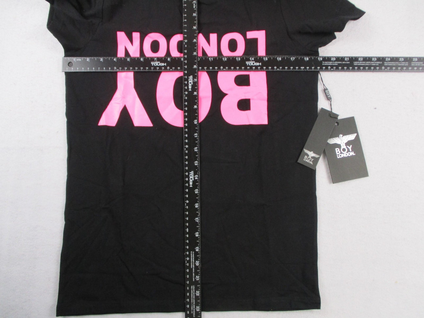 BOY London Shirt MenS Small Black Pink Logo Graphic TShirt Crewneck 129913018