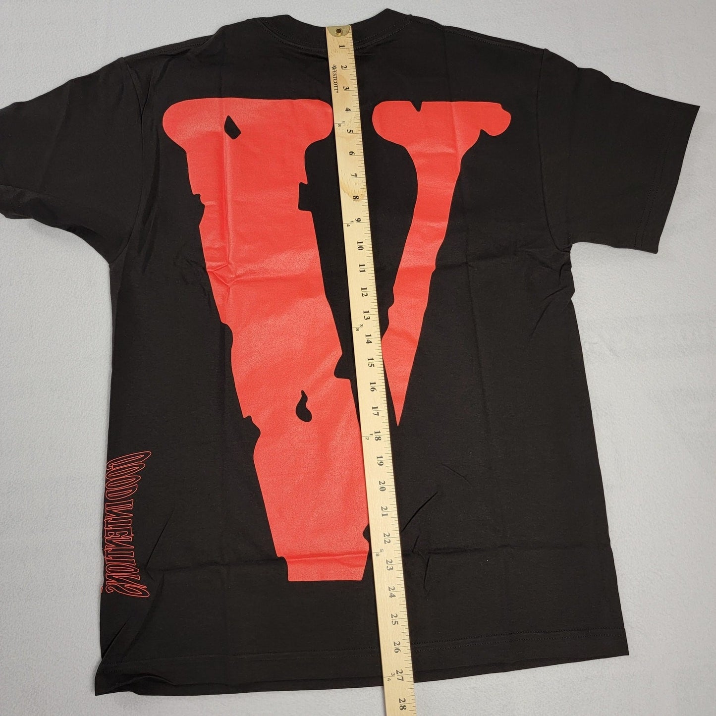Vlone Bad Habits Good Intentions Black Men's TShirt  M