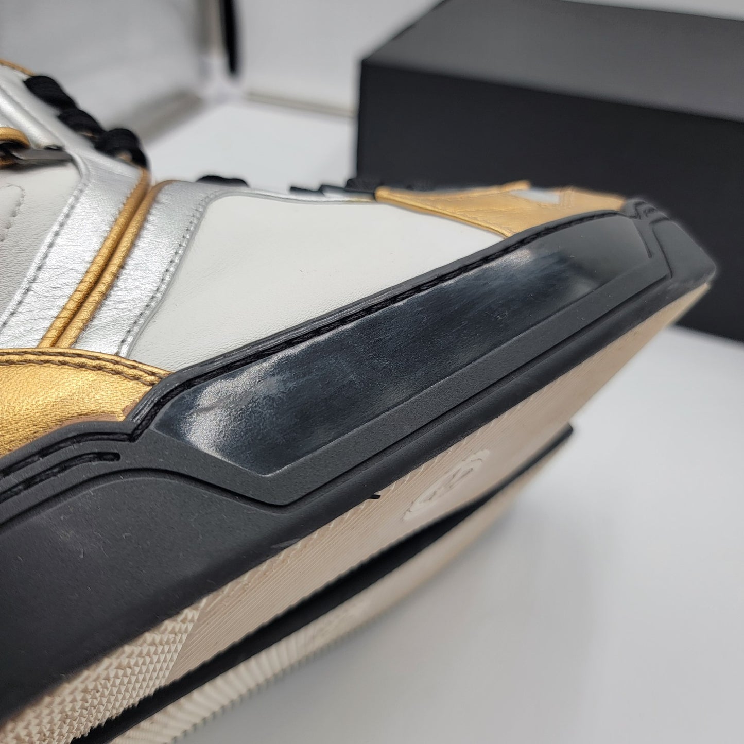 Gucci (388015) Interlocked GG Tri colored High Top Sneakers. Euro35/U.S5W 37311