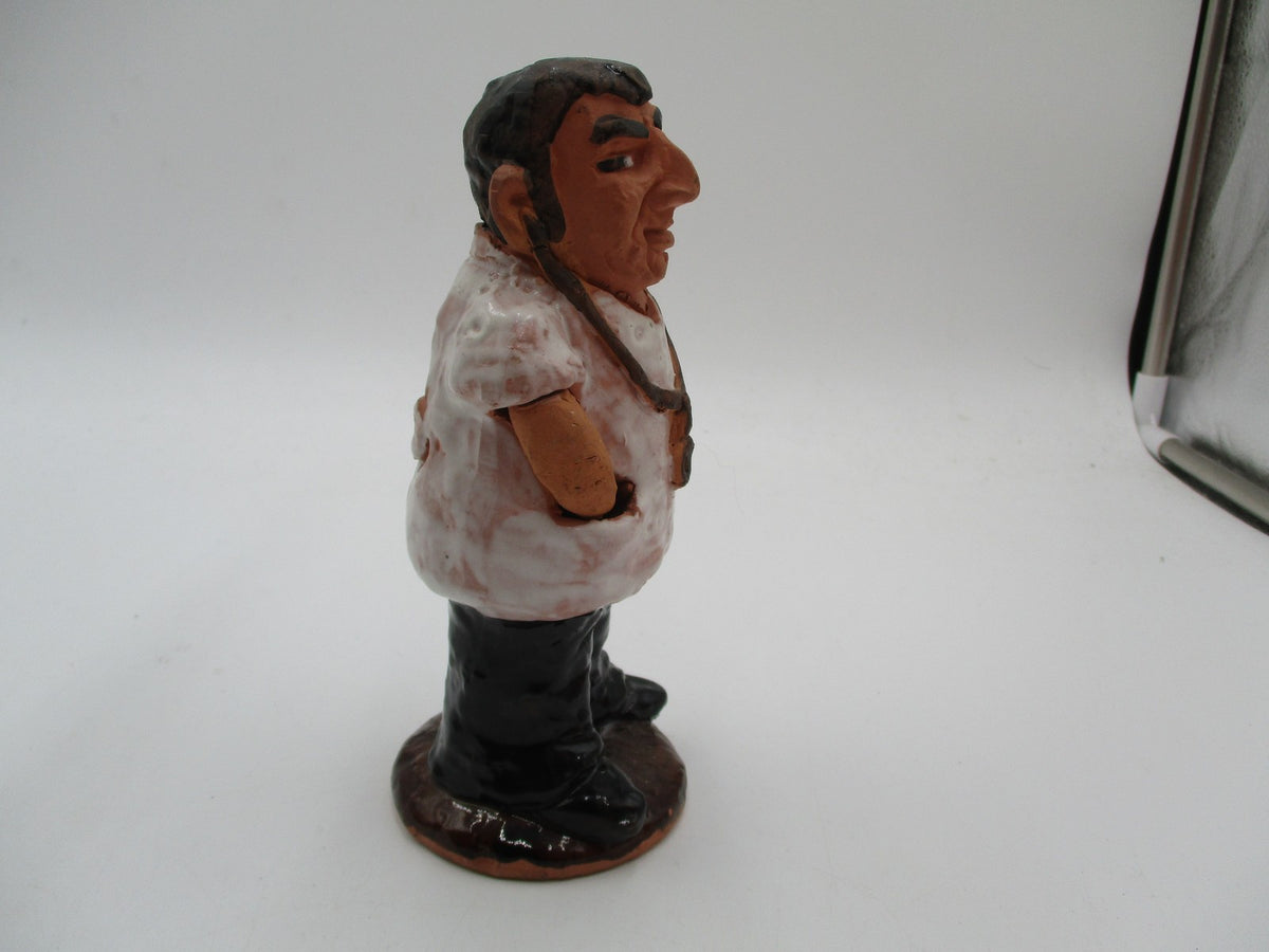 Vintage 1976 Eresco Doctor Figurine Small Hand Painted Whimsical Ceramic Taiwan3