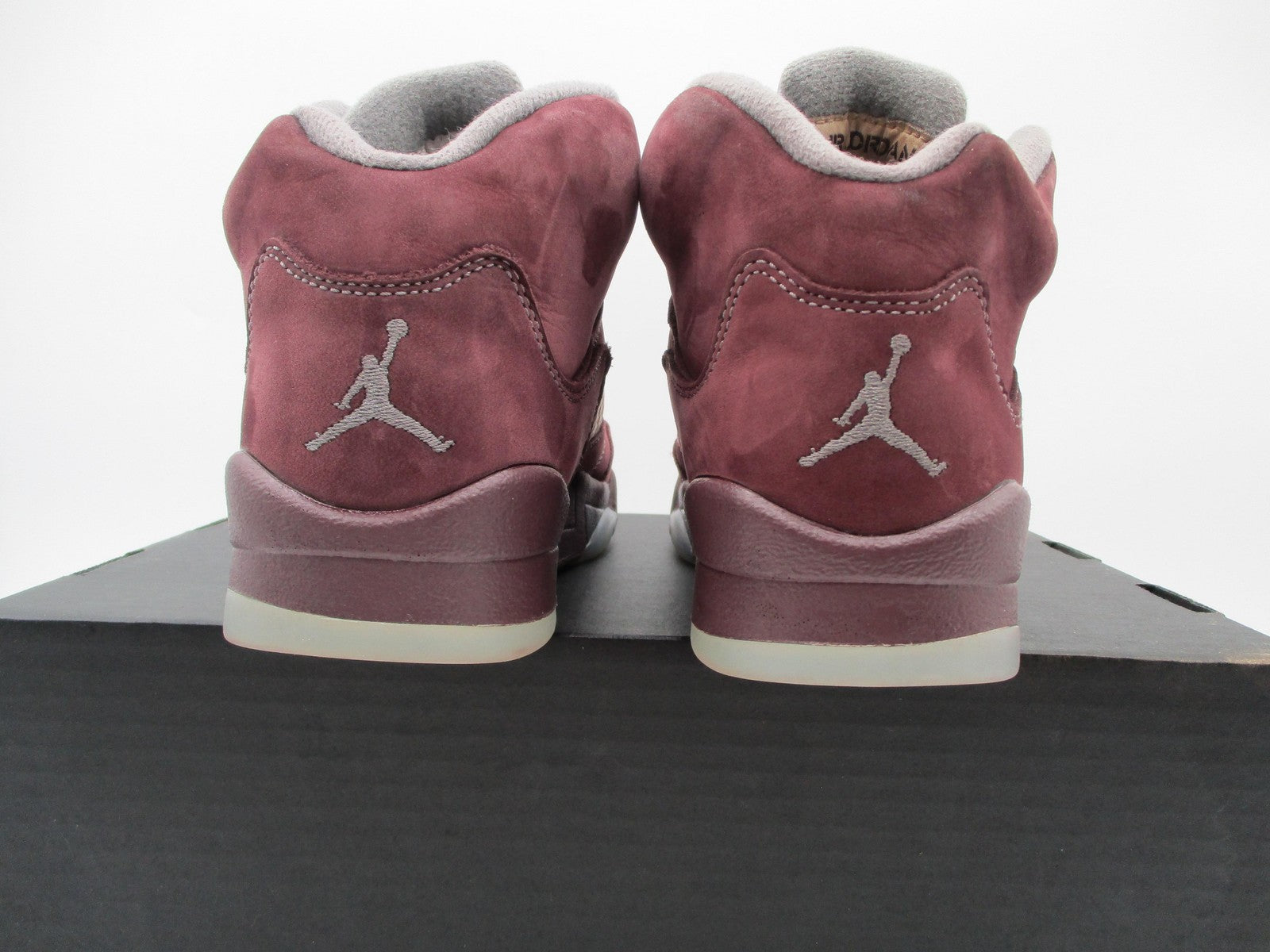 Nike Air Jordan 5 Retro Shoes Youth Size 5.5Y Burgundy Grey GS FJ4233600 (1E3)5