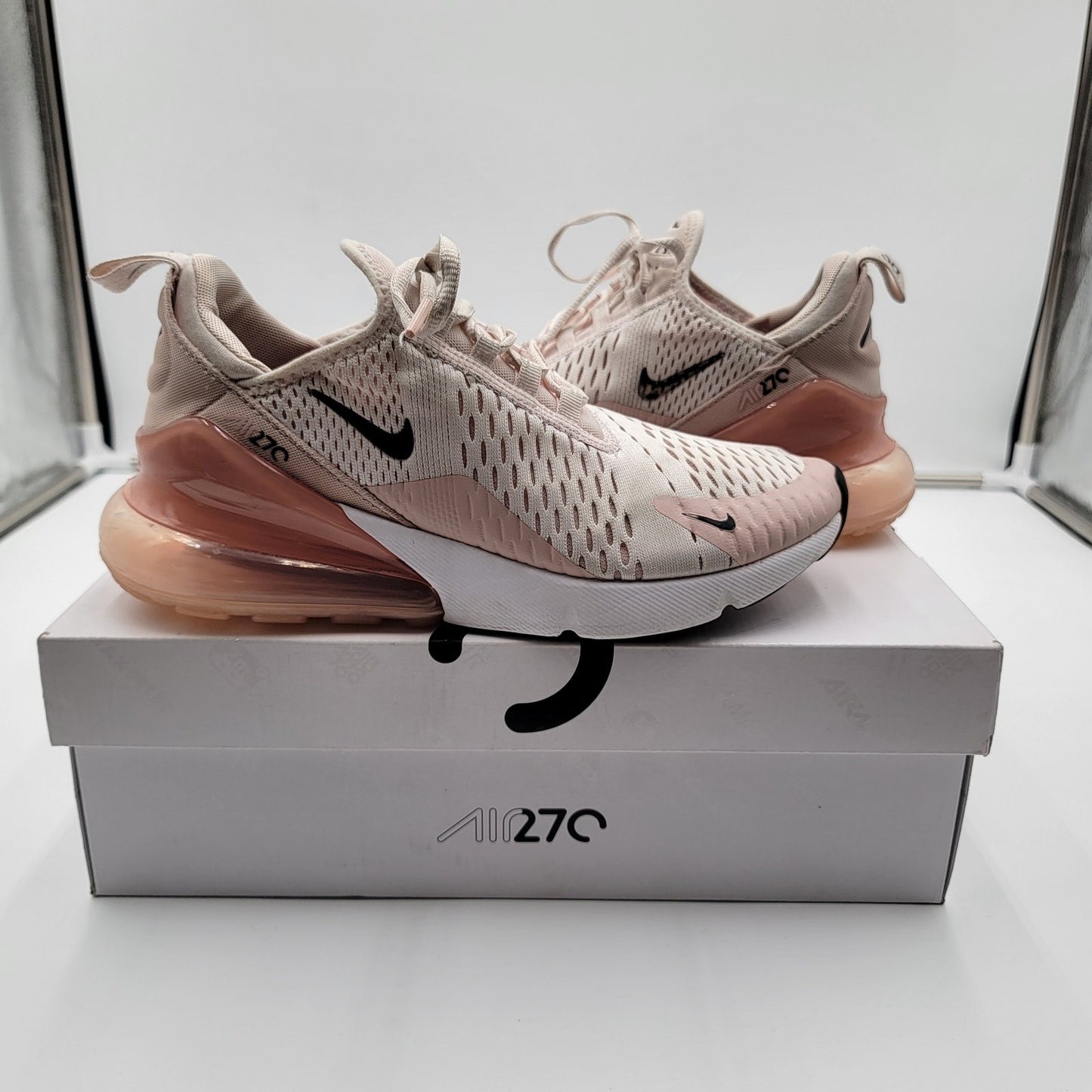 Nike Wmns Air Max 270 'Light Soft Pink' Sz 8W AH67896040