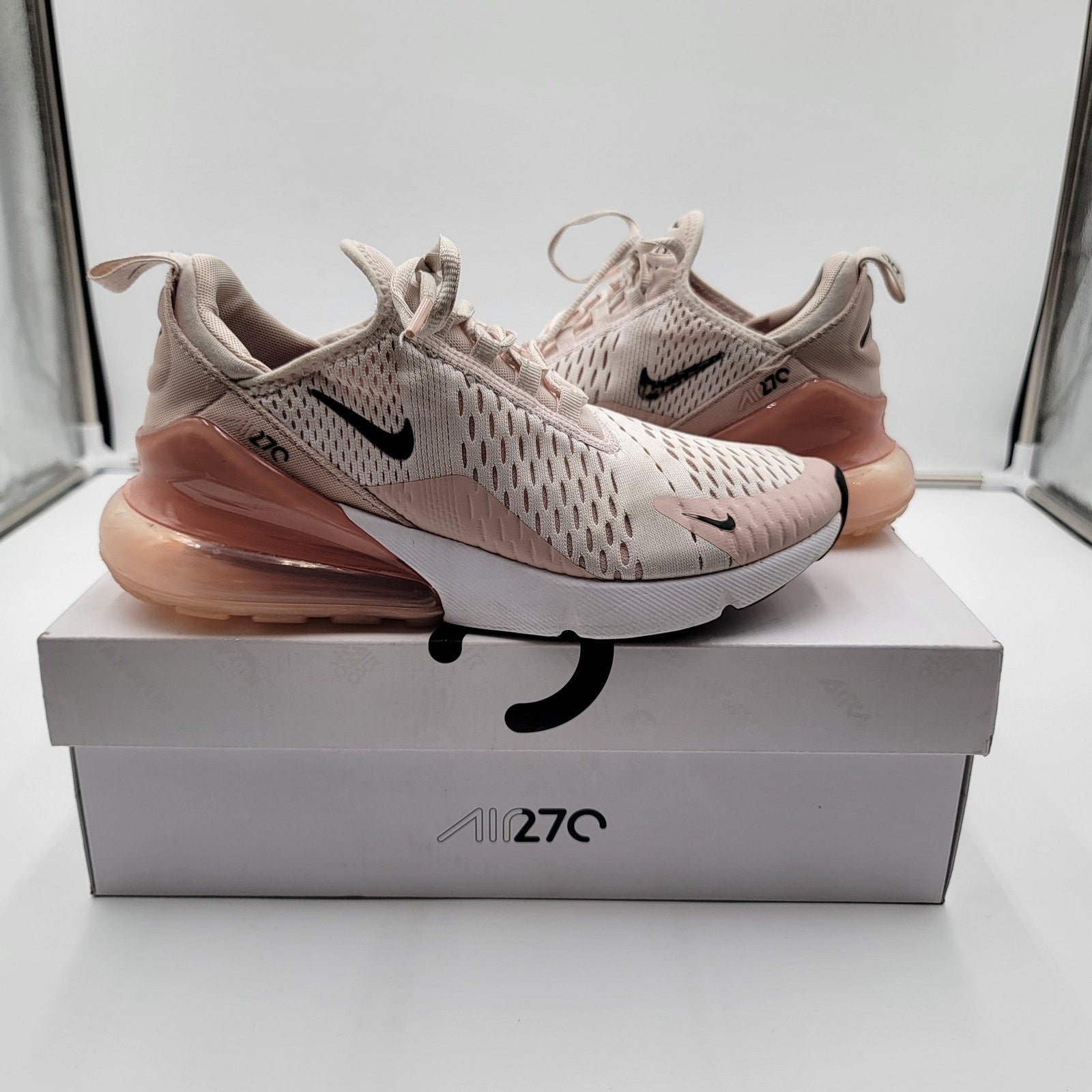 Nike Wmns Air Max 270 'Light Soft Pink' Sz 8W AH67896040