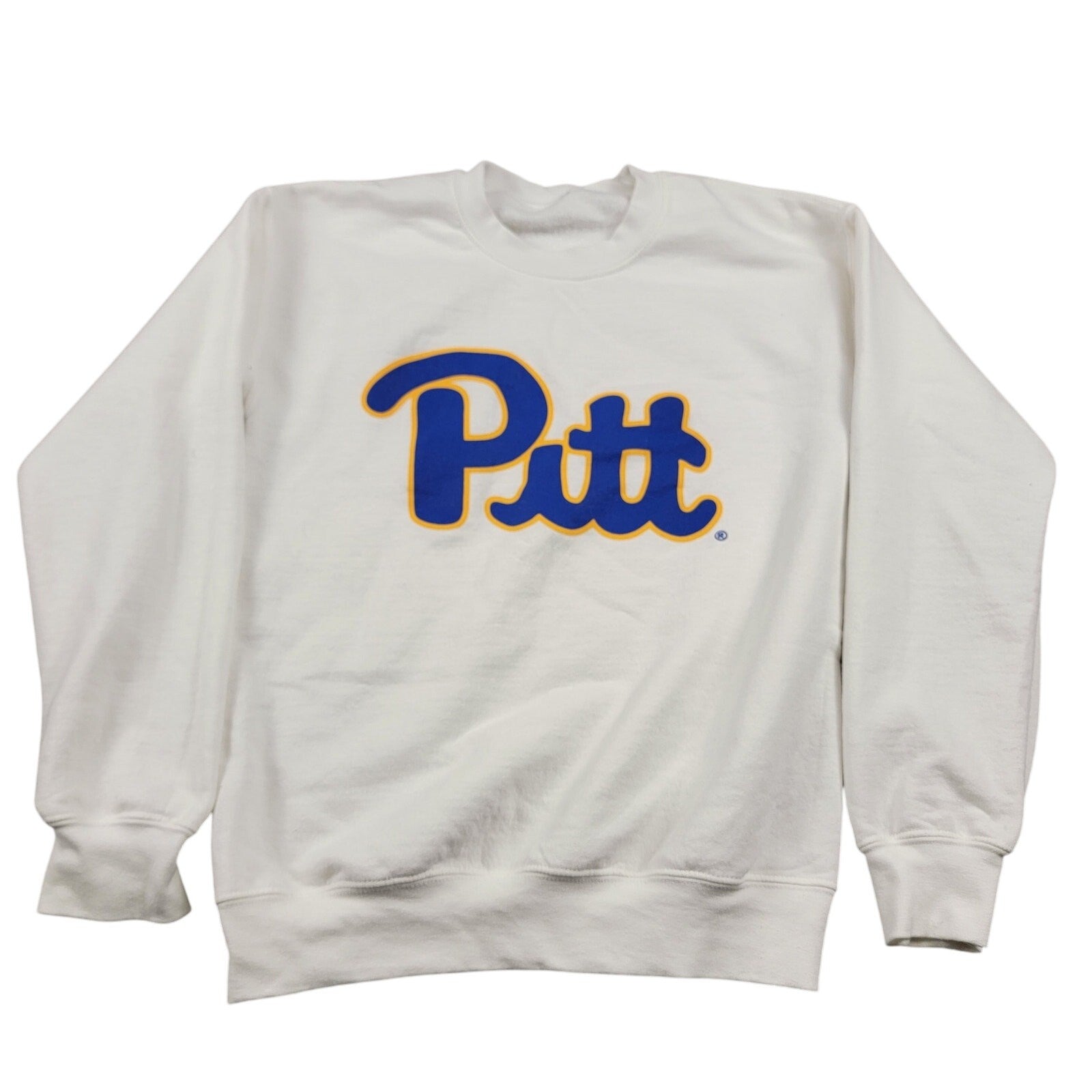 Vintage Pittsburgh Panthers Sweatshirt White Longsleeved Sz M
