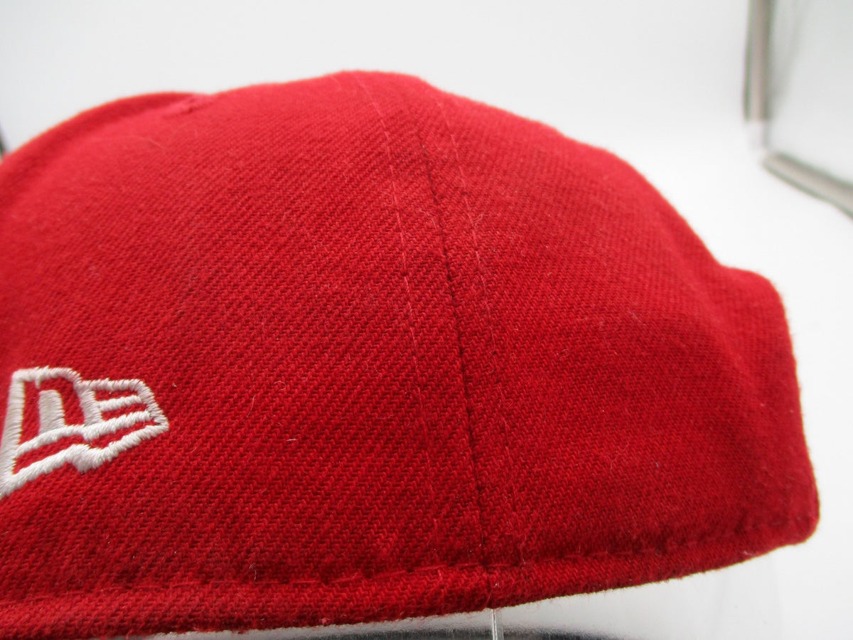 Chicago Bulls Hat Cap Strap Back One Size Red NBA Basketball Mens New Era6