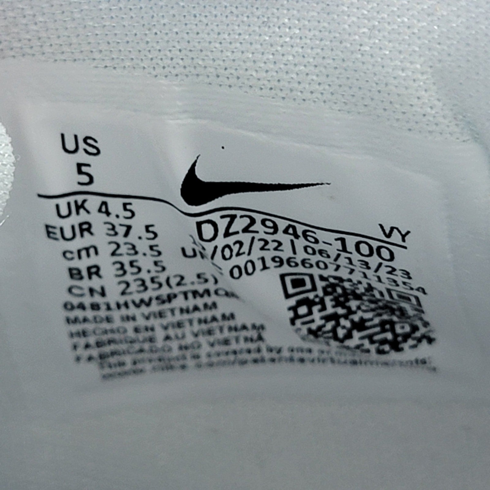 Nike Zoom Freak 5 TB 'White Black' Sz 5 DZ2946100 New5