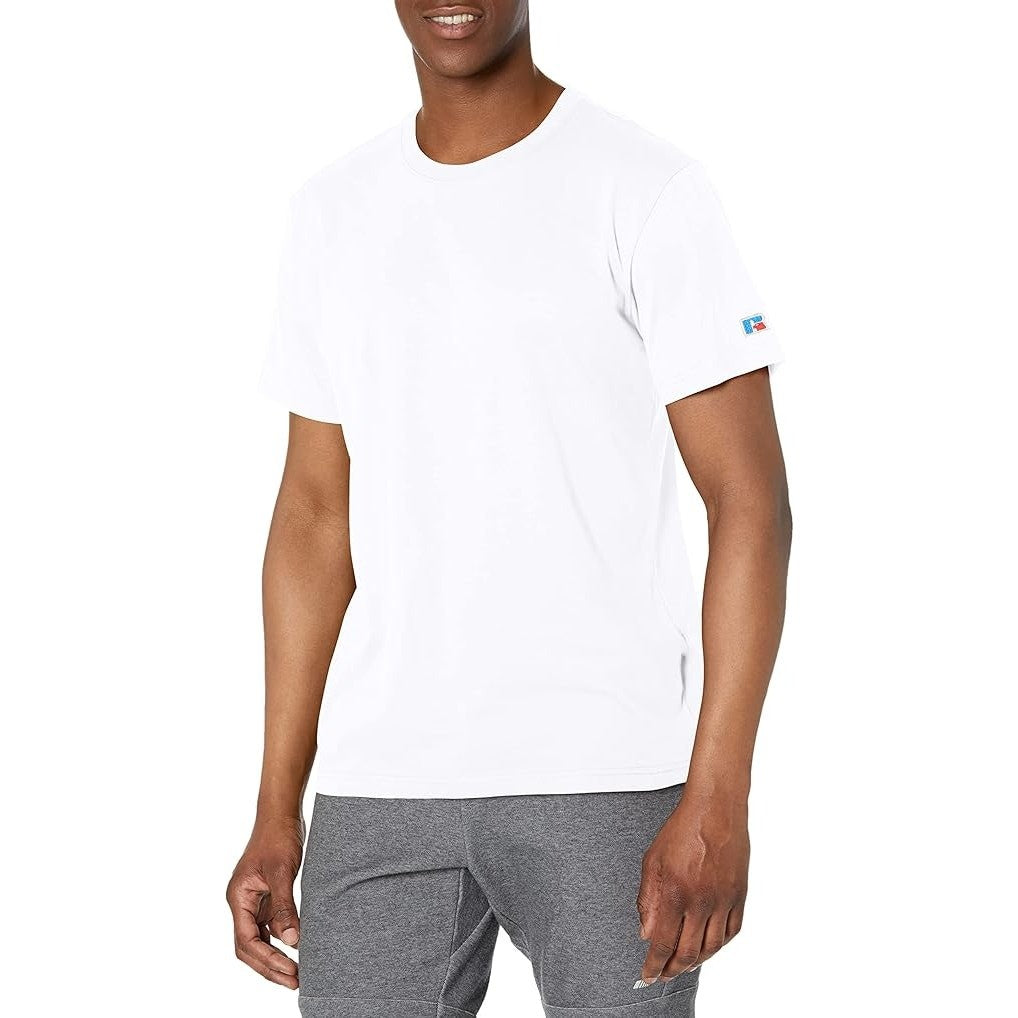 Russell Athletic Men's Short Sleeve TShirt Bright White Sz L0