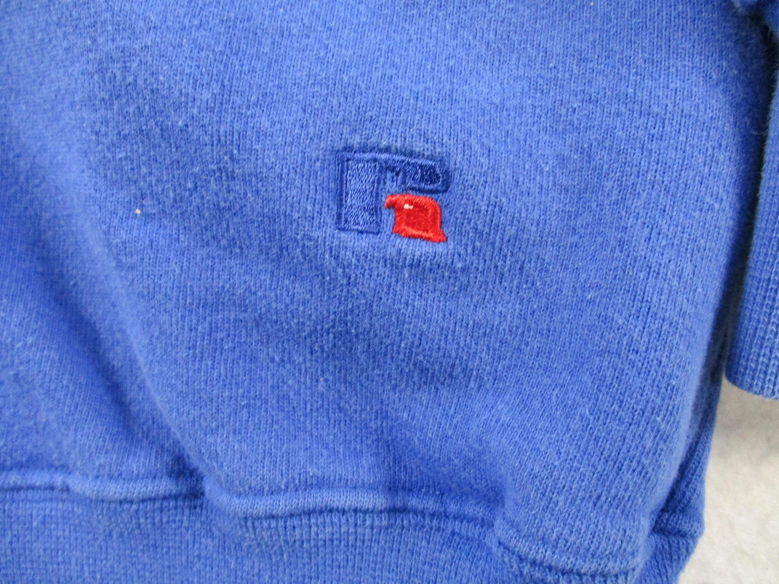 Vintage Russell Athletic Sweatshirt Mens Large Blue Button Cardigan USA Fleece3