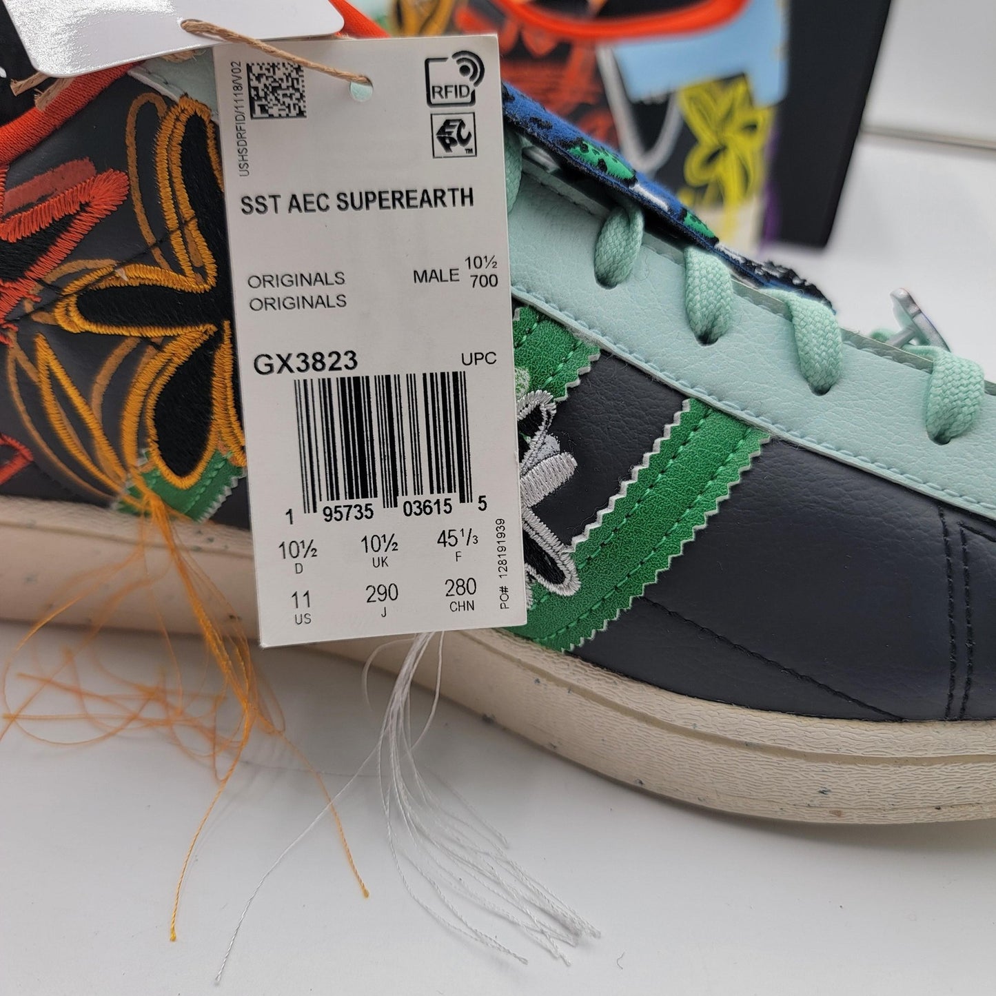 Adidas Superstar Shoes Mens Sz 11 Sean Wotherspoon SuperEarth GX3823 Sneakers3092