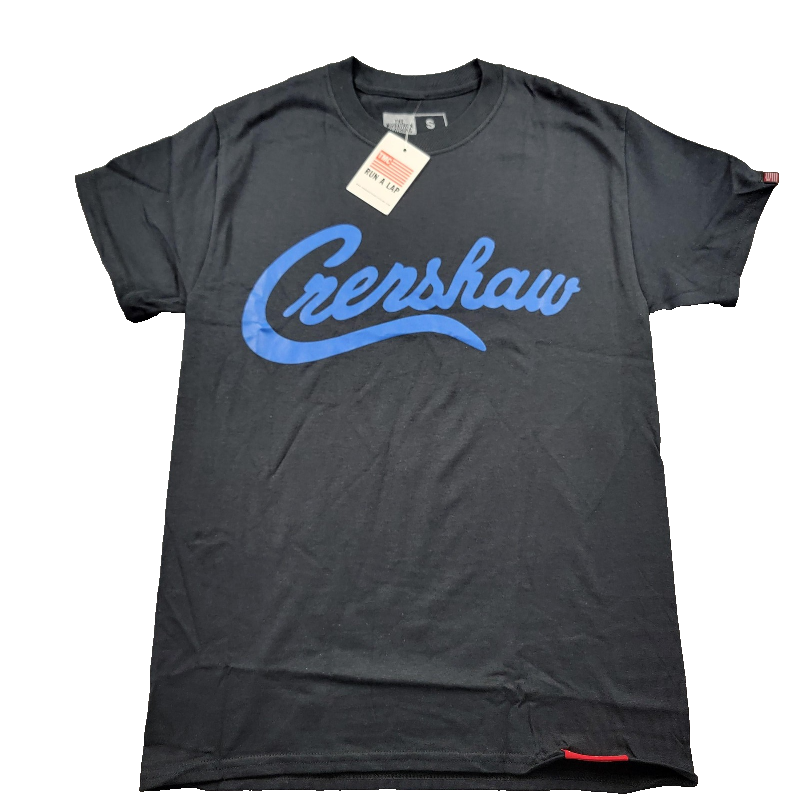 The Marathon Clothing Shirt Mens Small Black Blue Crenshaw Graphic Tee TShirt0