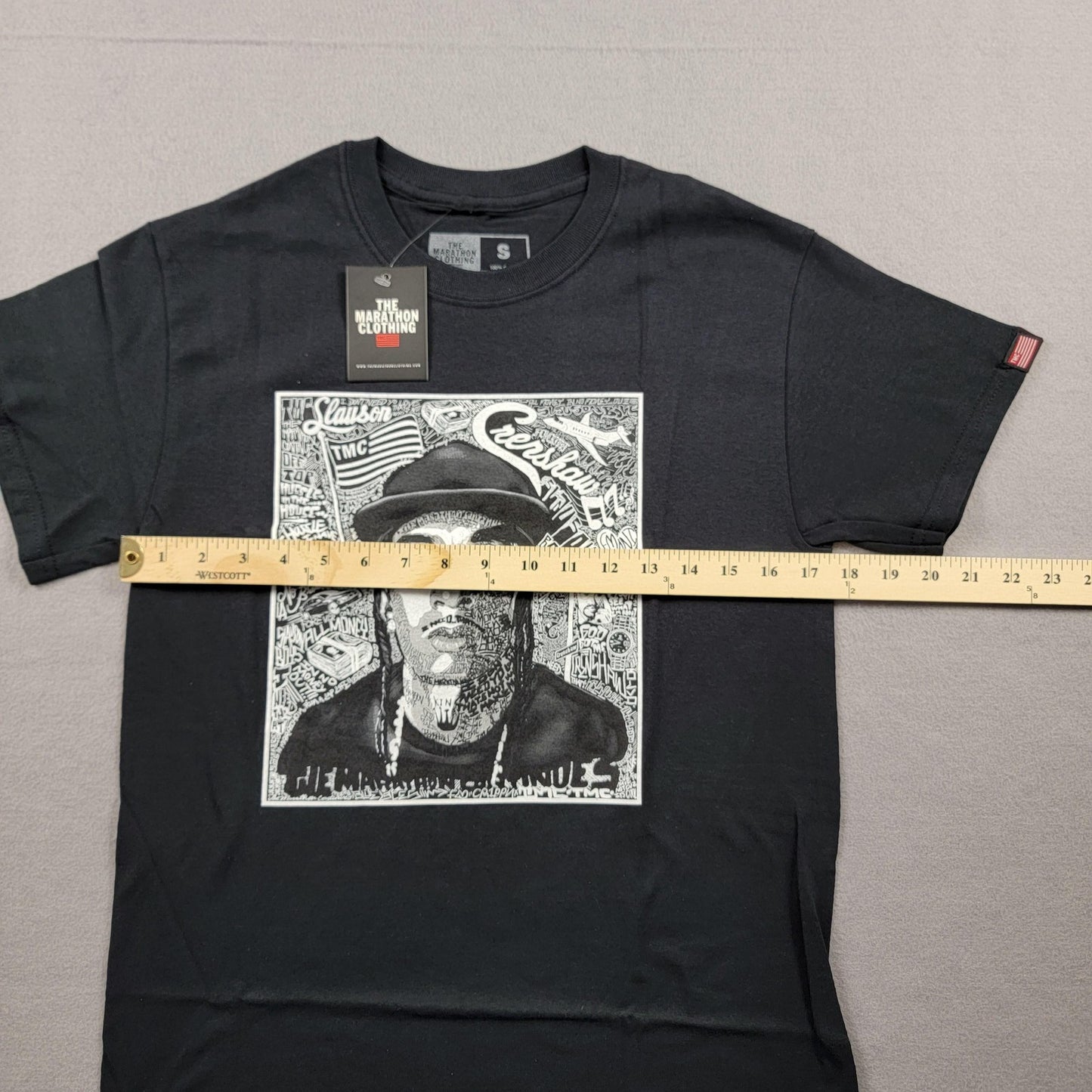 The Marathon Clothing Shirt Mens Small Black Graphic Tee TMC Crenshaw Slauson7