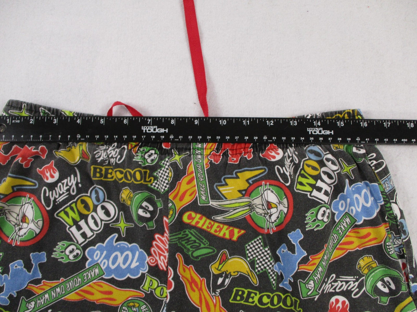 Looney Tunes Pajama Pants Mens Large Black Cartoon Characters Graphic Sleep9