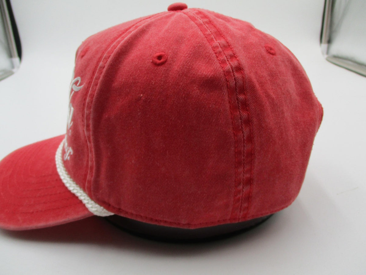 Coca-Cola Hat Cap Snap Back Mens One Size Red Enjoy It's The Real Thing Slogan5