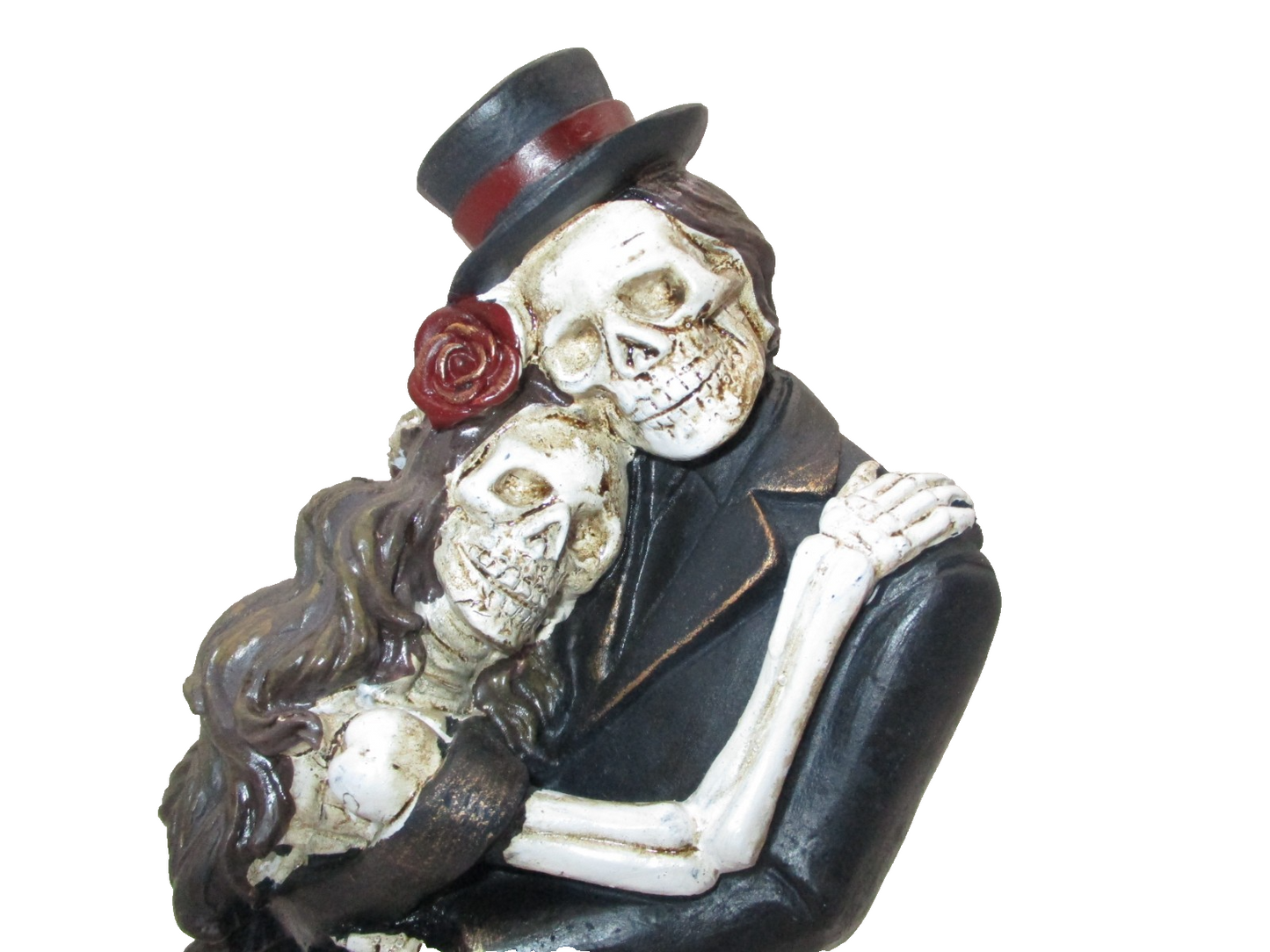 Skeleton Bride and Groom Decoration, Halloween Collection, 11 in4