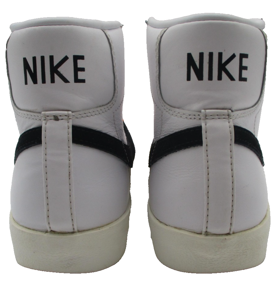 Nike Blazer Mid '77 VNTG Shoes Mens Size 9 White Black Leather BQ6806-1006