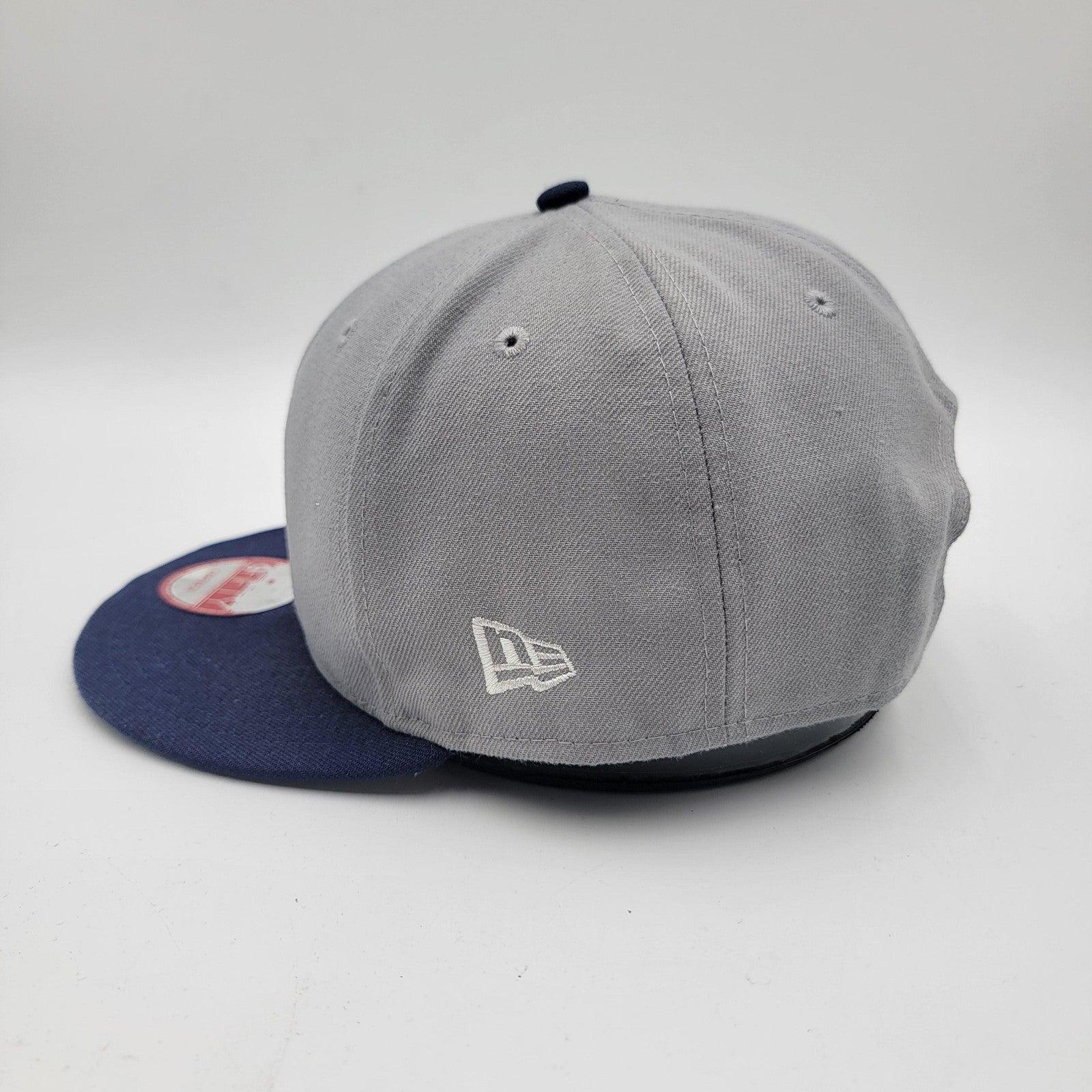 Los Angeles Dodgers Hat Cap Snap Back Gray Blue MLB Baseball Mens New Era1