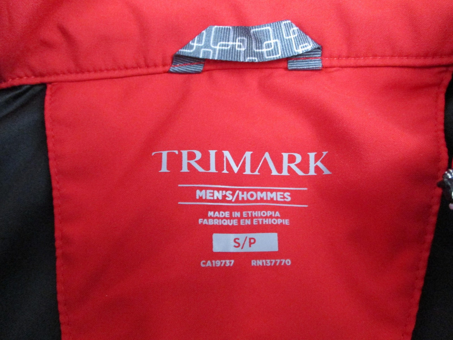 CocaCola Jacket Mens Small Red Full Zip Lightweight Trimark Logo