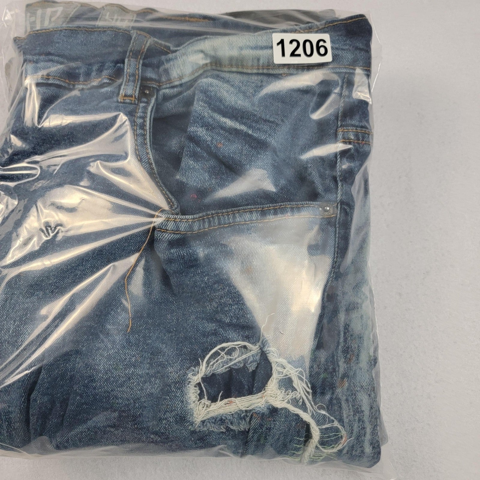 Another Hype Piece Jeans Men's 44x33 Distressed Ripped Paint Splatter